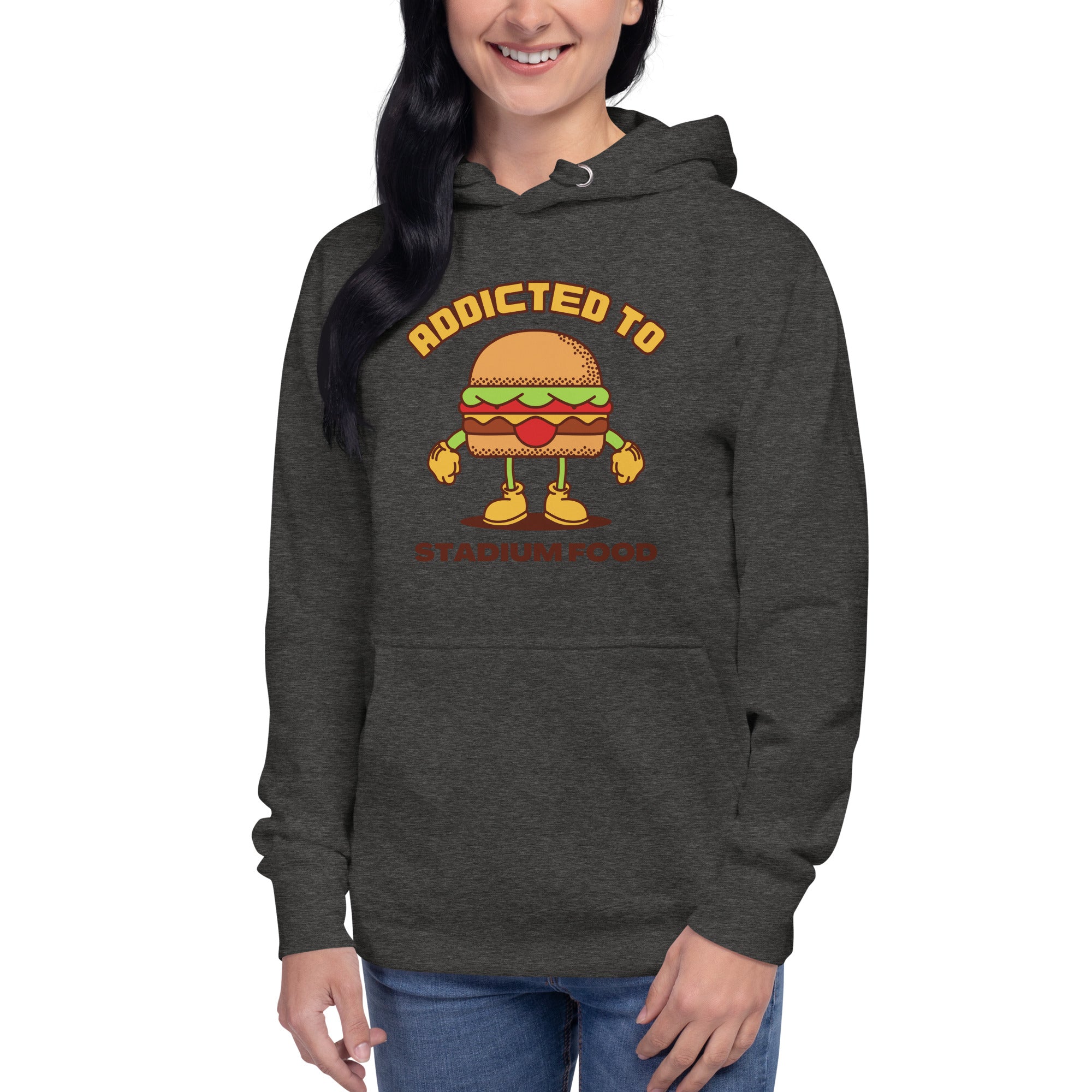Addicted To Stadium Food Women's Heavy Hoodie