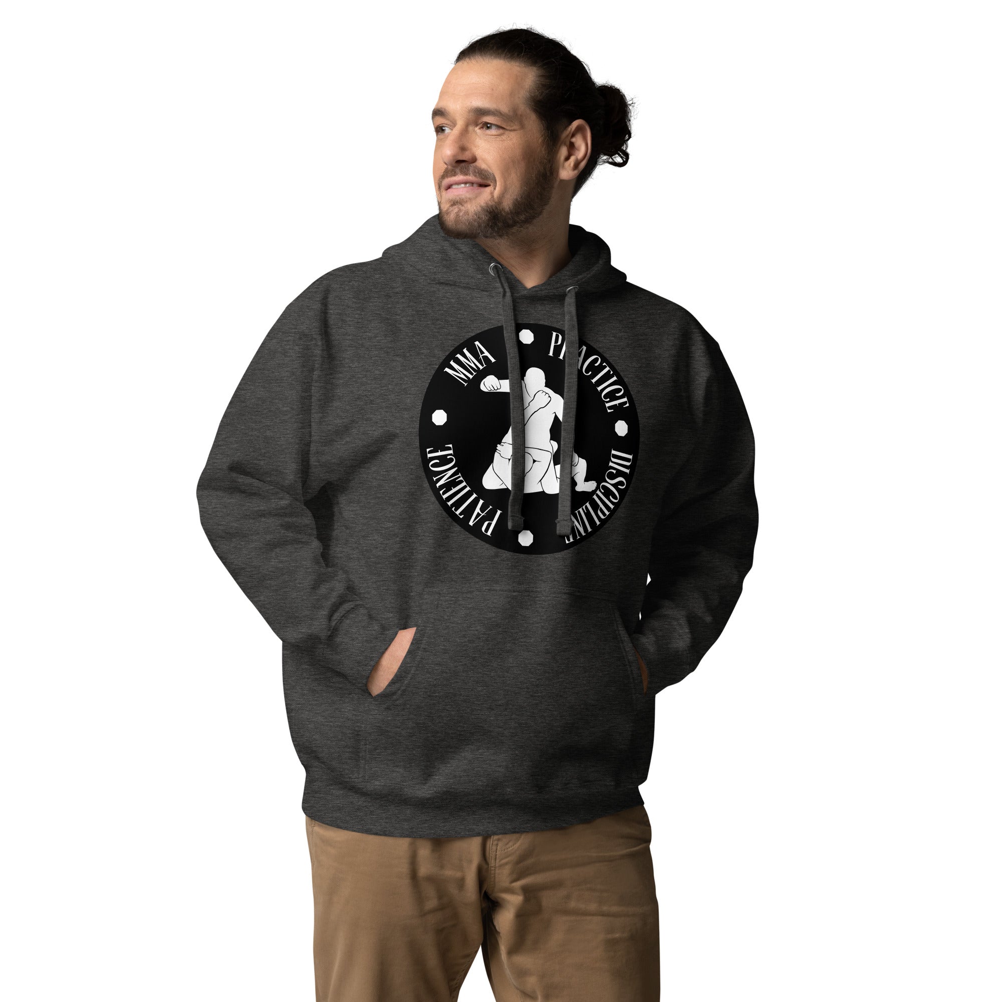 MMA Discipline Practice Patience Original Men's Heavy Hoodie