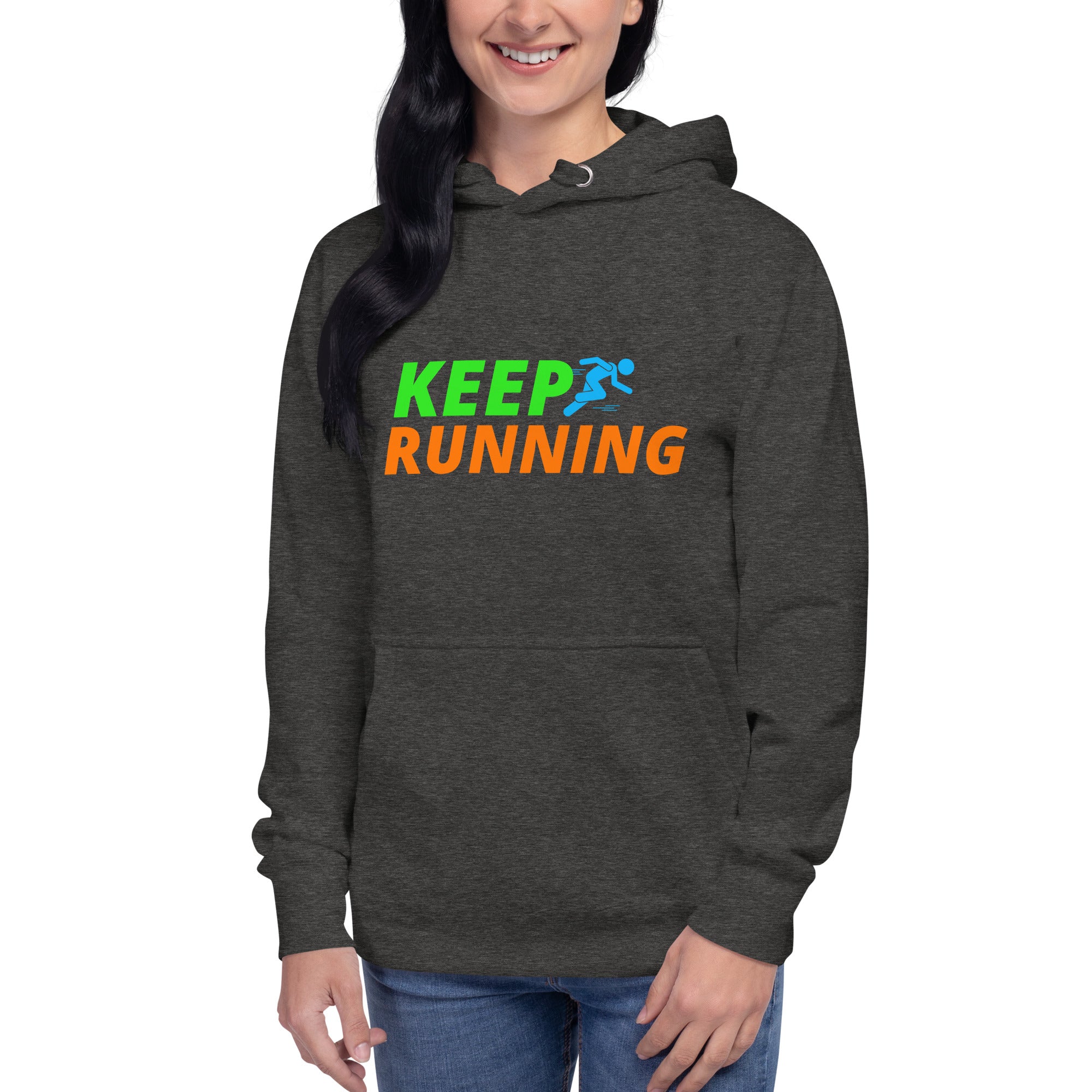 Keep Running Women's Heavy Hoodie
