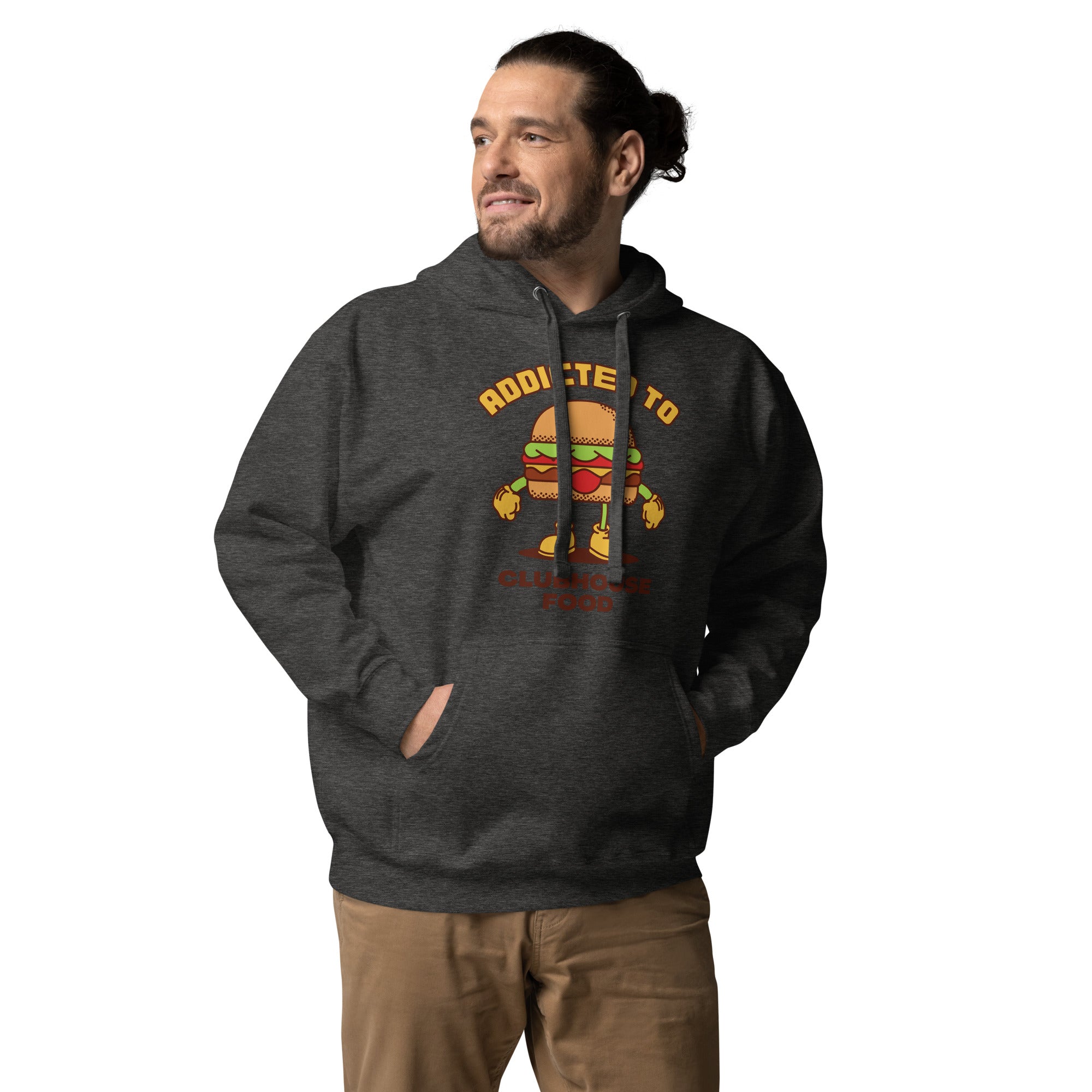Addicted To Clubhouse Food Men's Heavy Hoodie