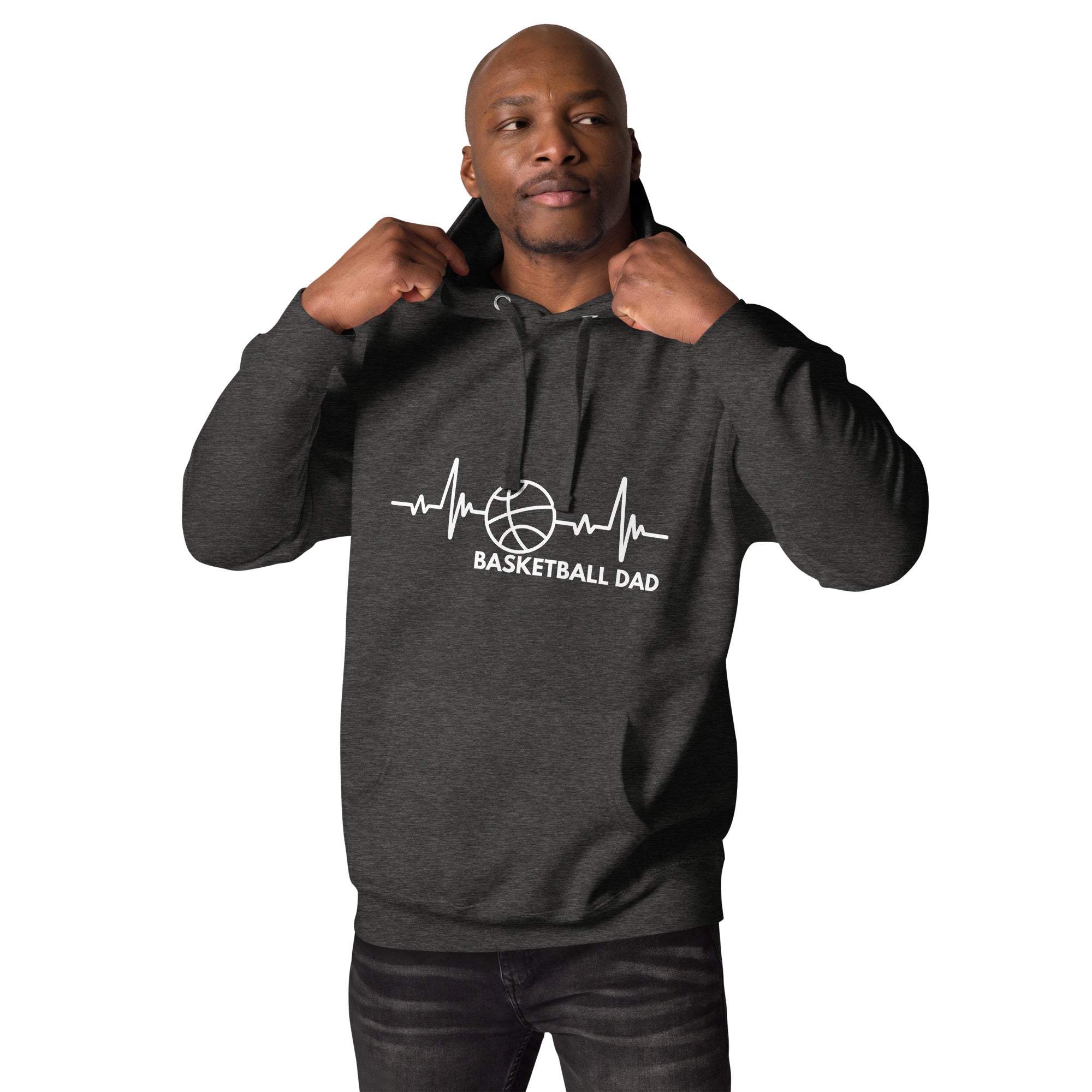 Basketball Dad Men's Heavy Hoodie