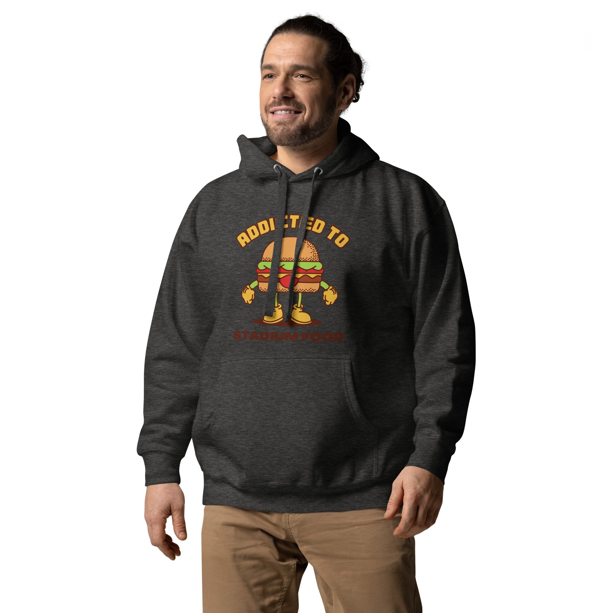 Addicted To Stadium Food Men's Heavy Hoodie