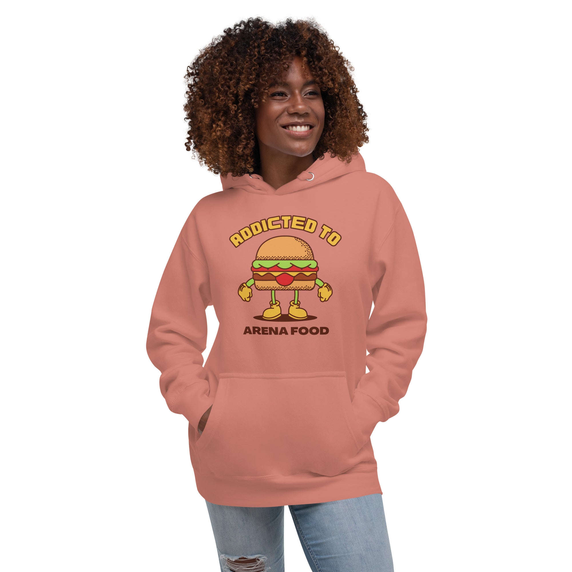 Addicted To Arena Food Women's Heavy Hoodie