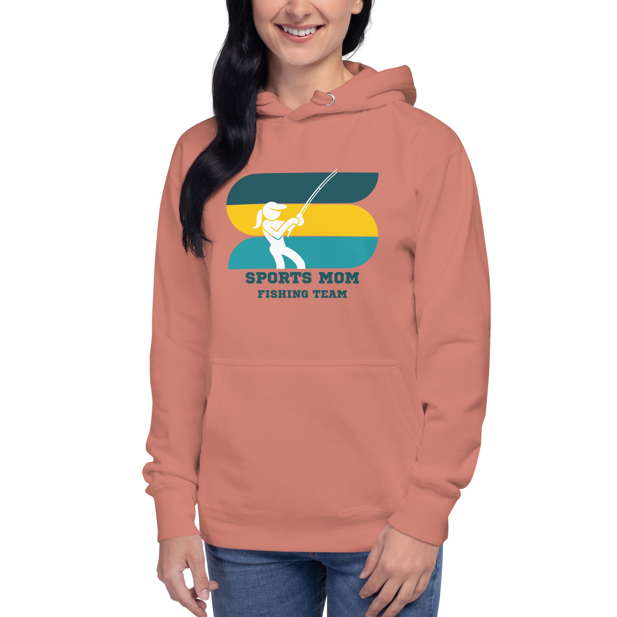The Original Sports Mom Fishing Team Women's Heavy Hoodie