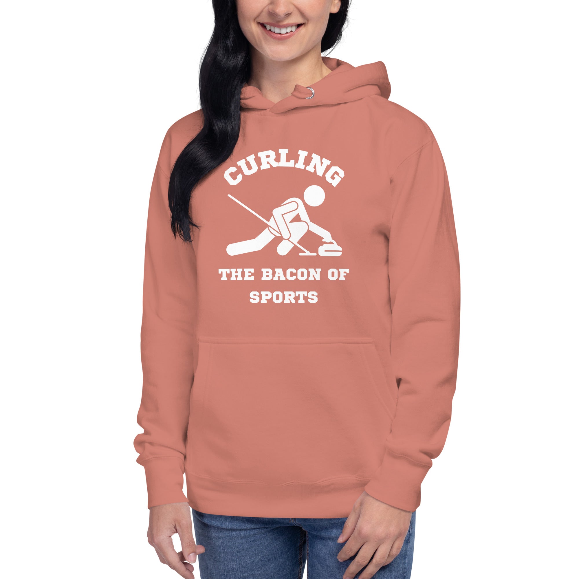 Curling The Bacon Of Sports Women's Heavy Hoodie