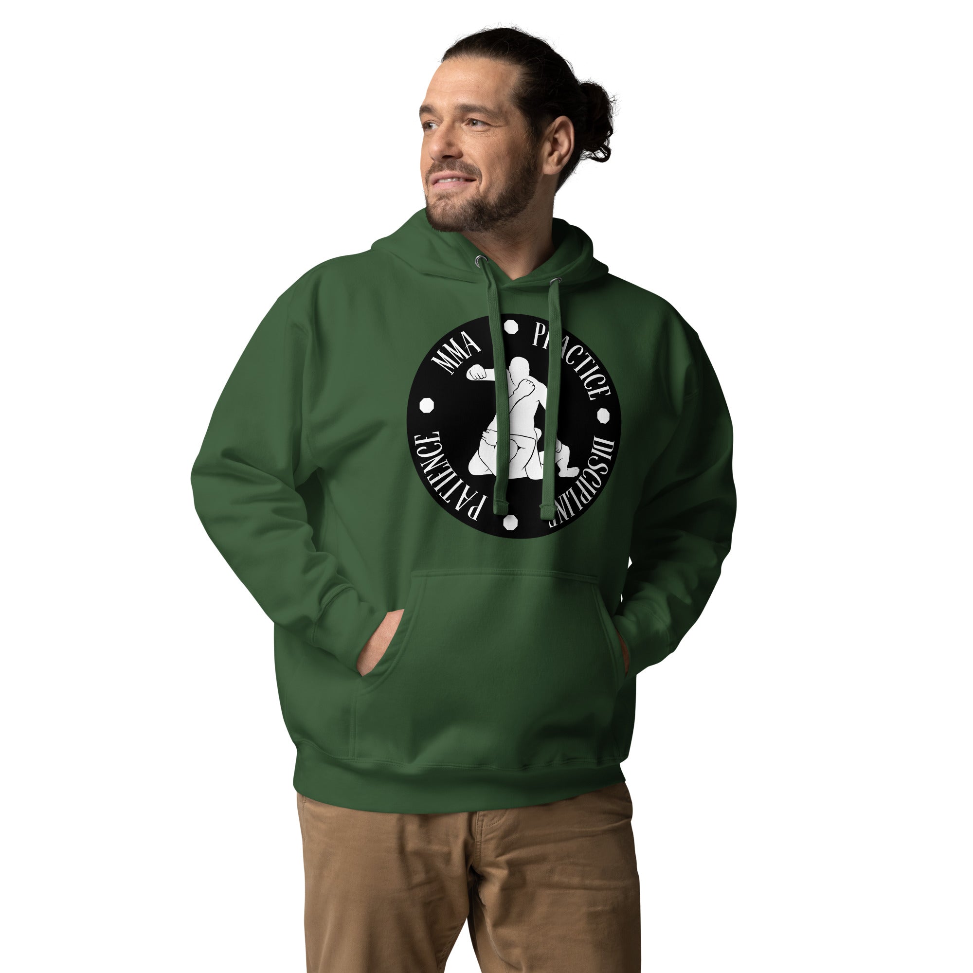 MMA Discipline Practice Patience Original Men's Heavy Hoodie