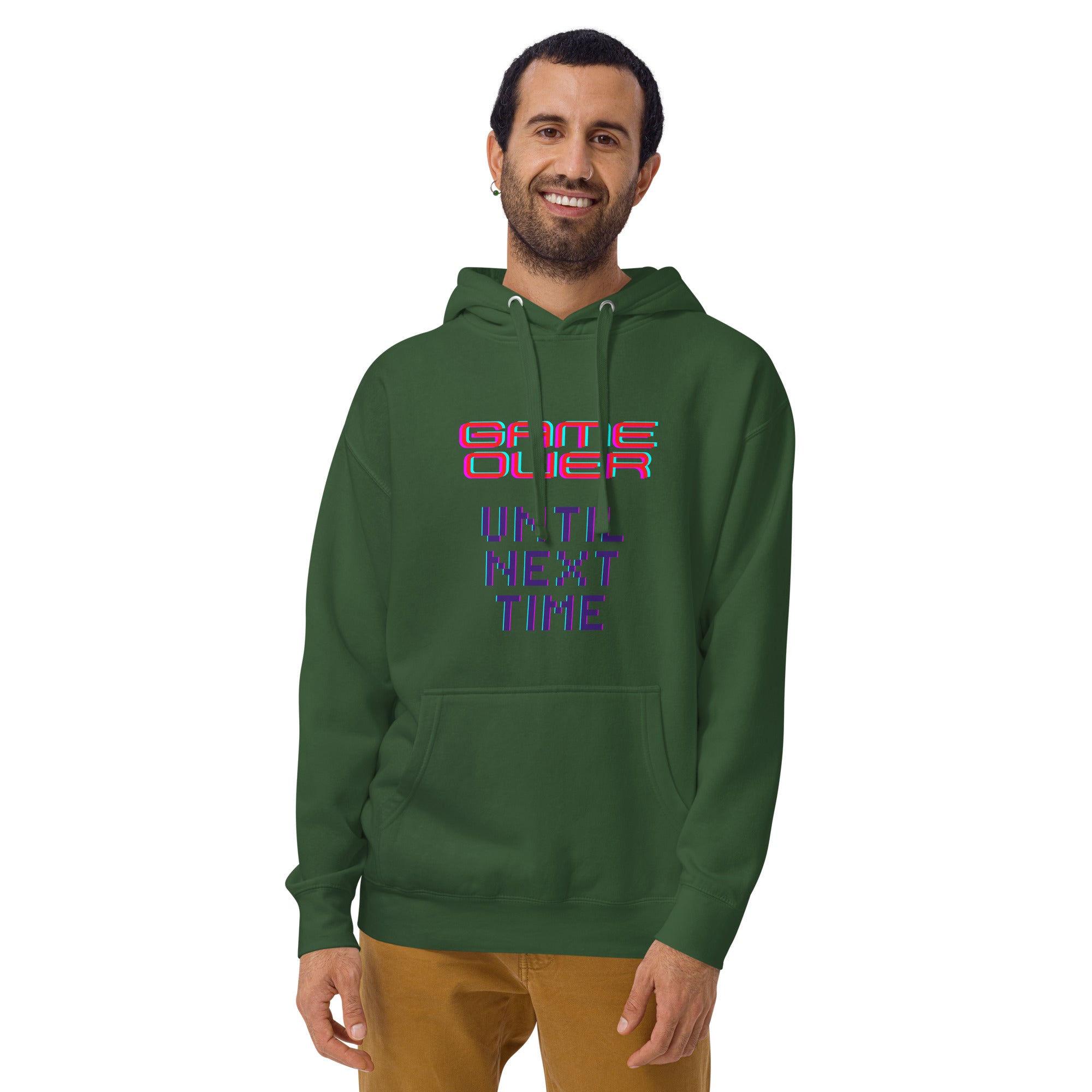 Game Over Until Next Time Men's Heavy Hoodie