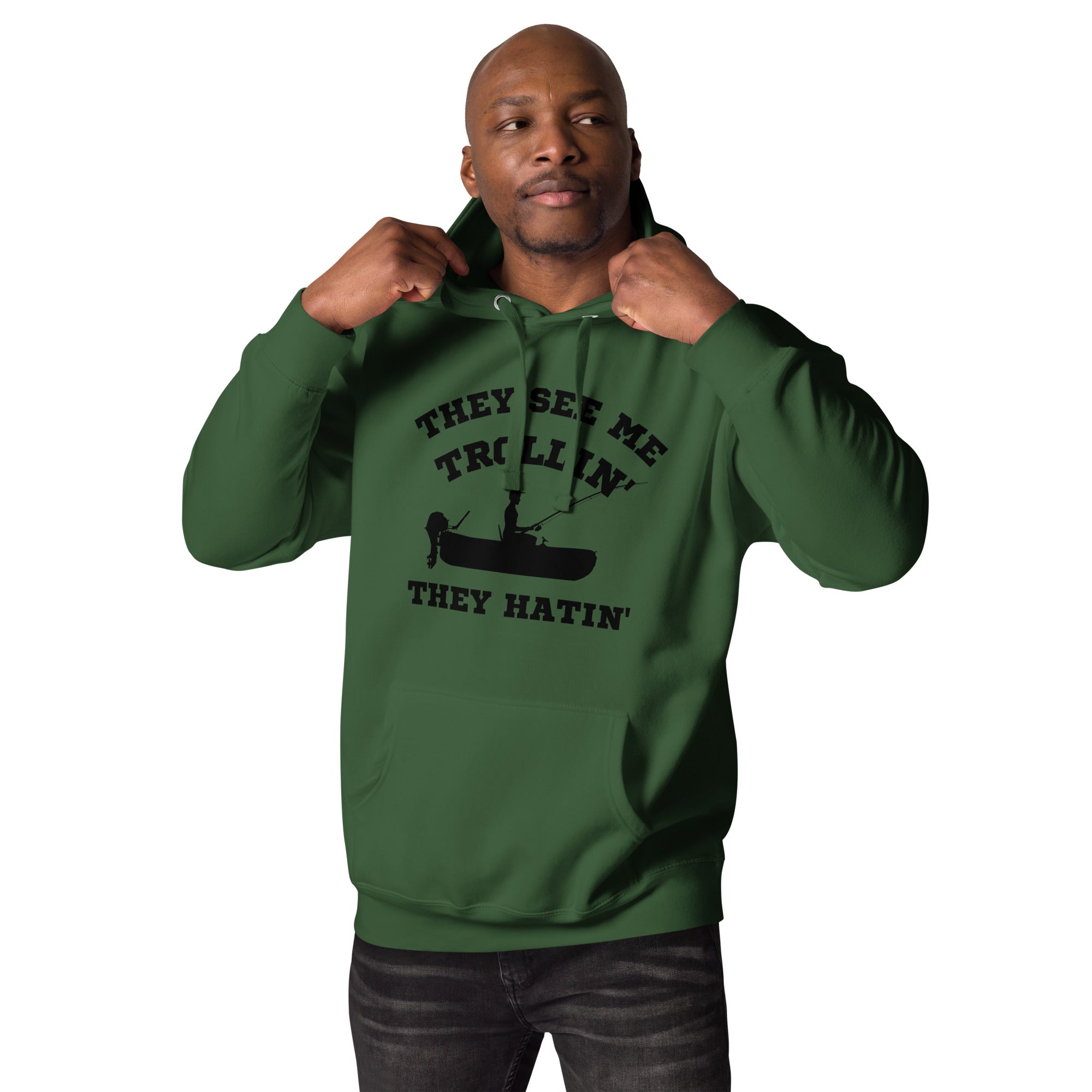 They See Me Trollin' Men's Heavy Hoodie