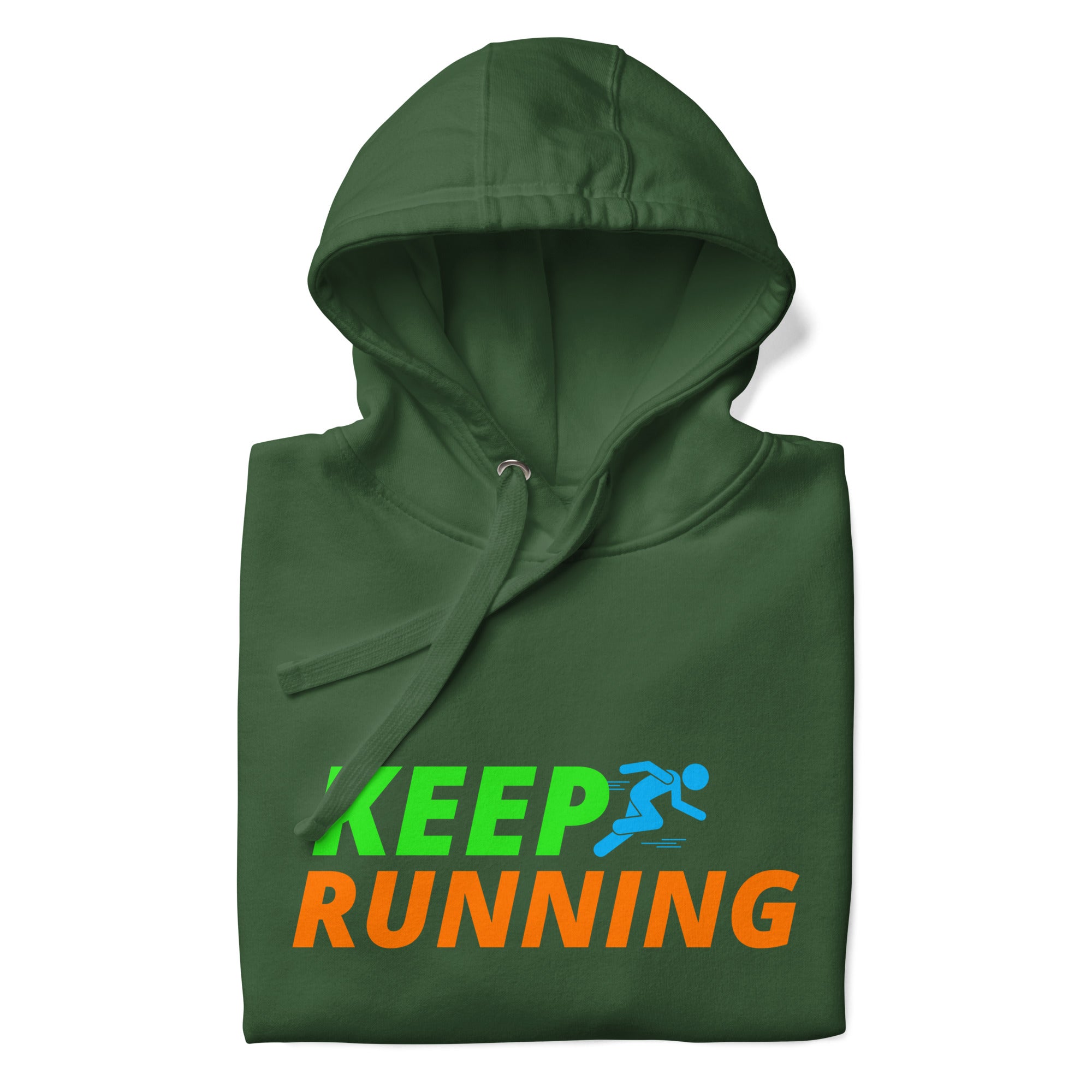 Keep Running Men's Heavy Hoodie