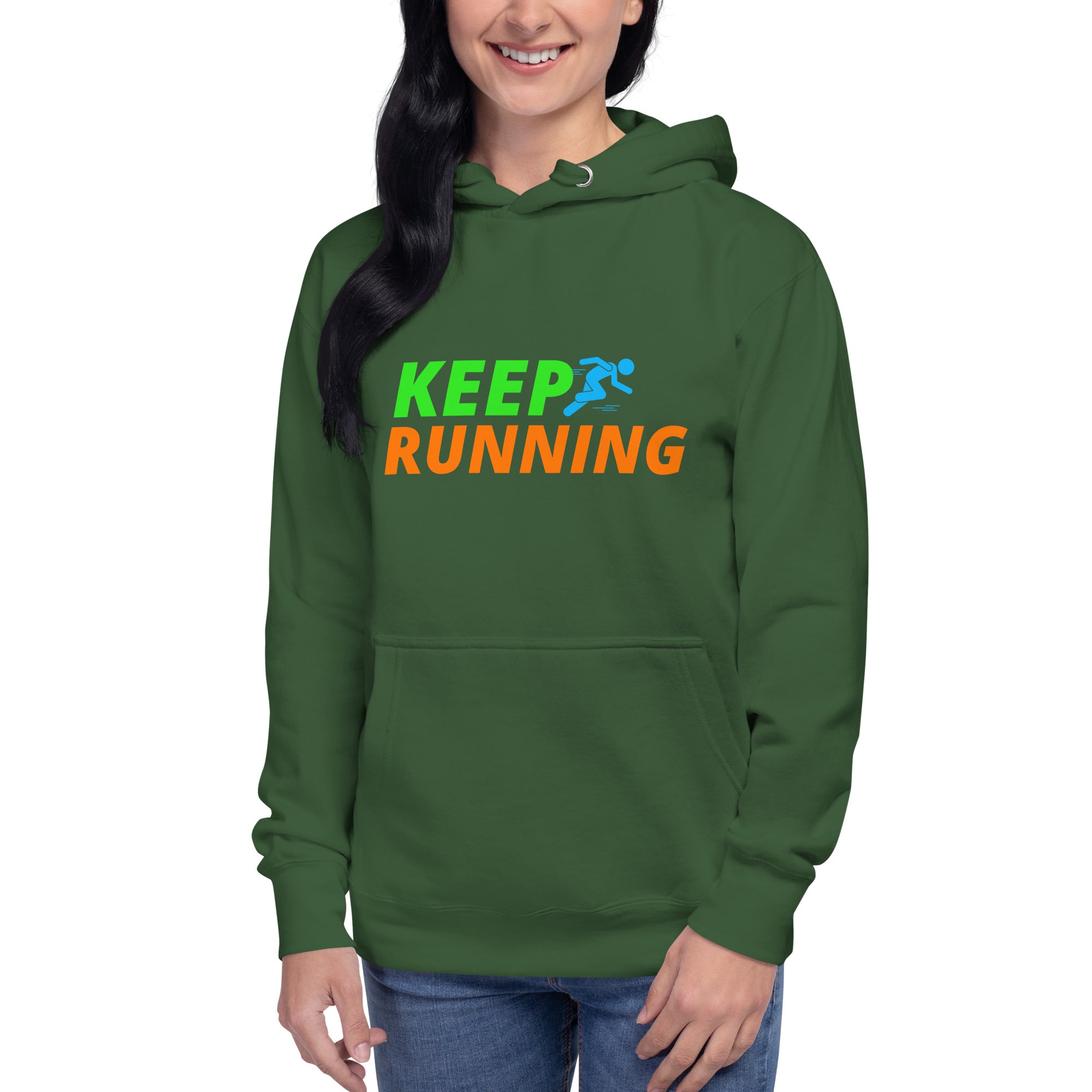 Keep Running Women's Heavy Hoodie