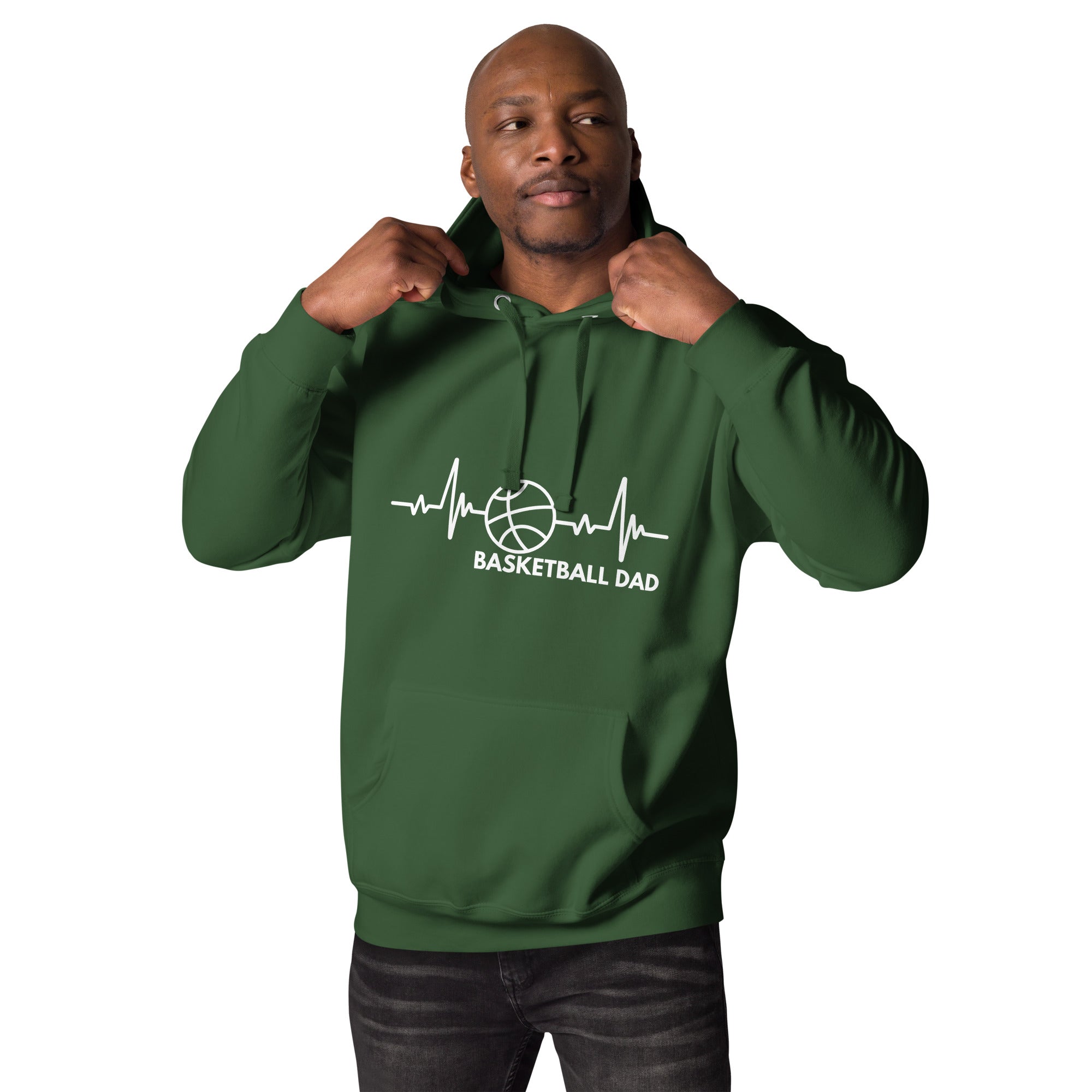 Basketball Dad Men's Heavy Hoodie