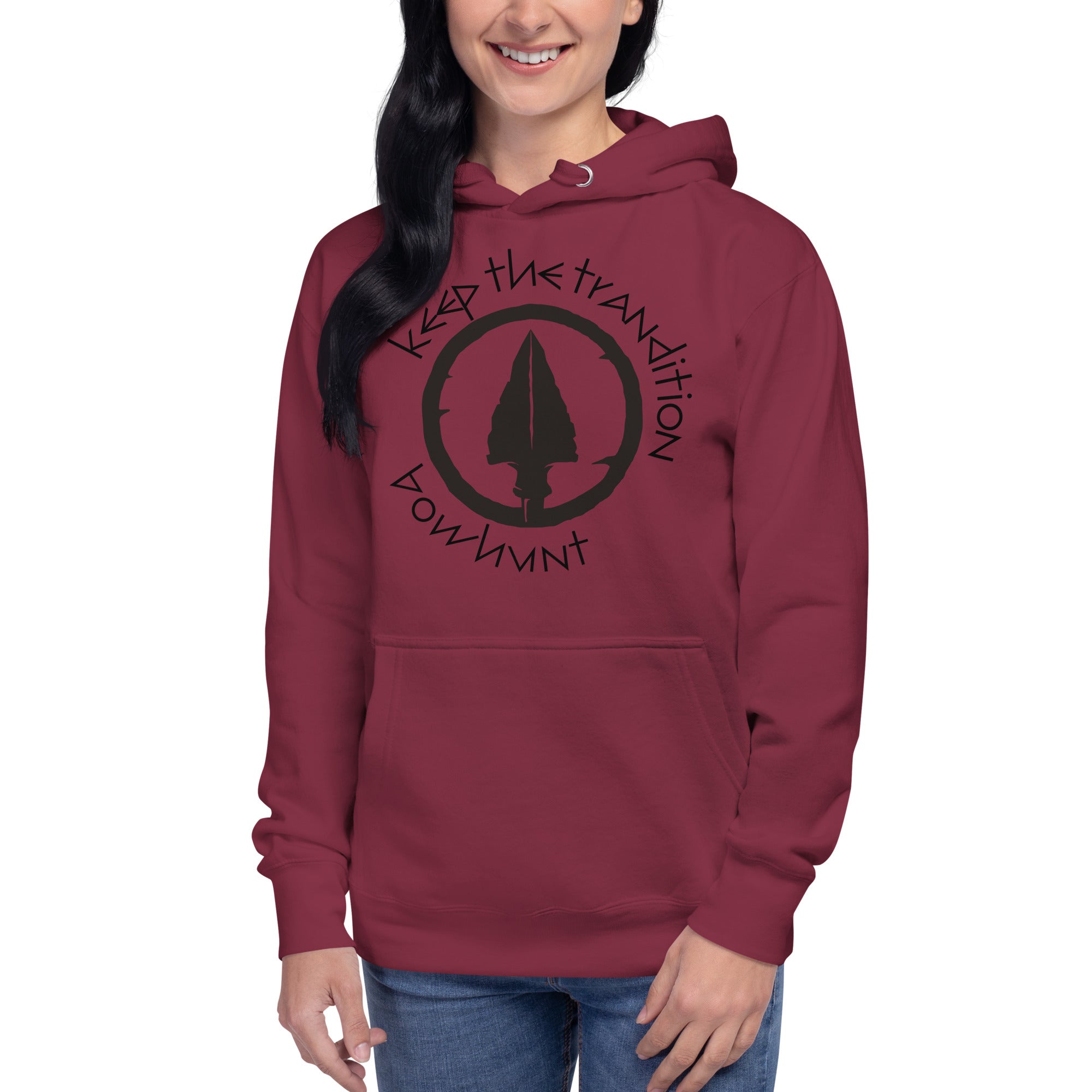 Keep The Tradition Women's Heavy Hoodie - Bow Hunt