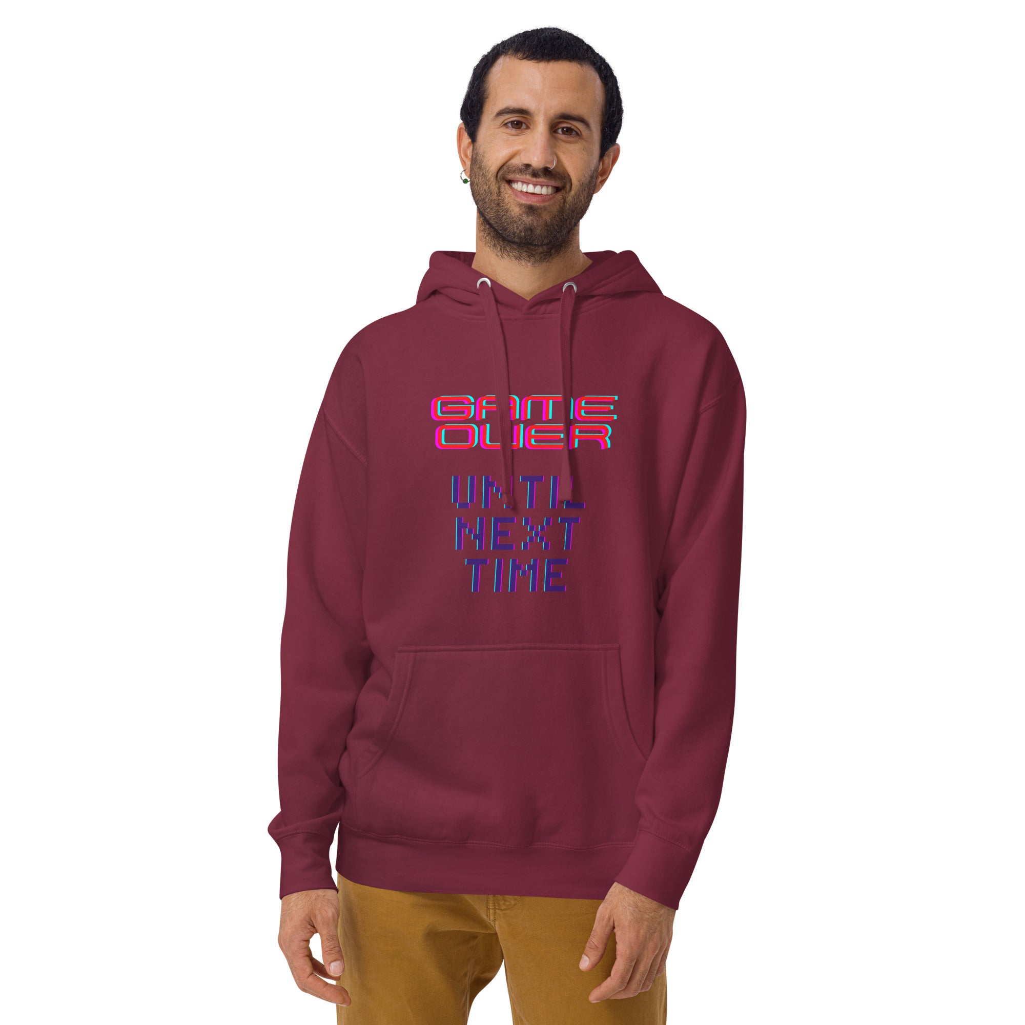 Game Over Until Next Time Men's Heavy Hoodie