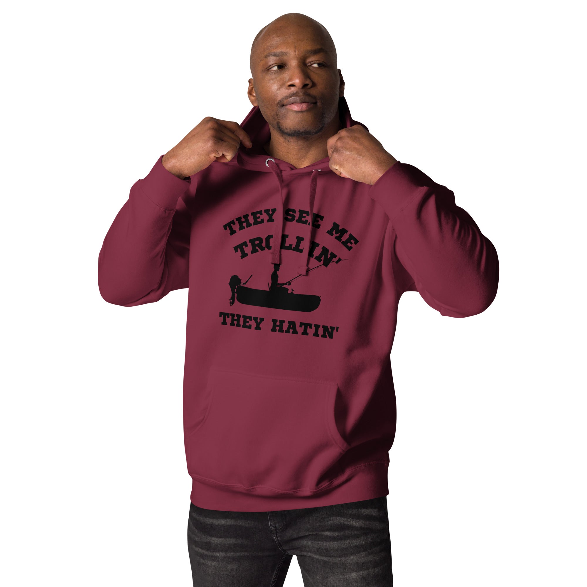 They See Me Trollin' Men's Heavy Hoodie