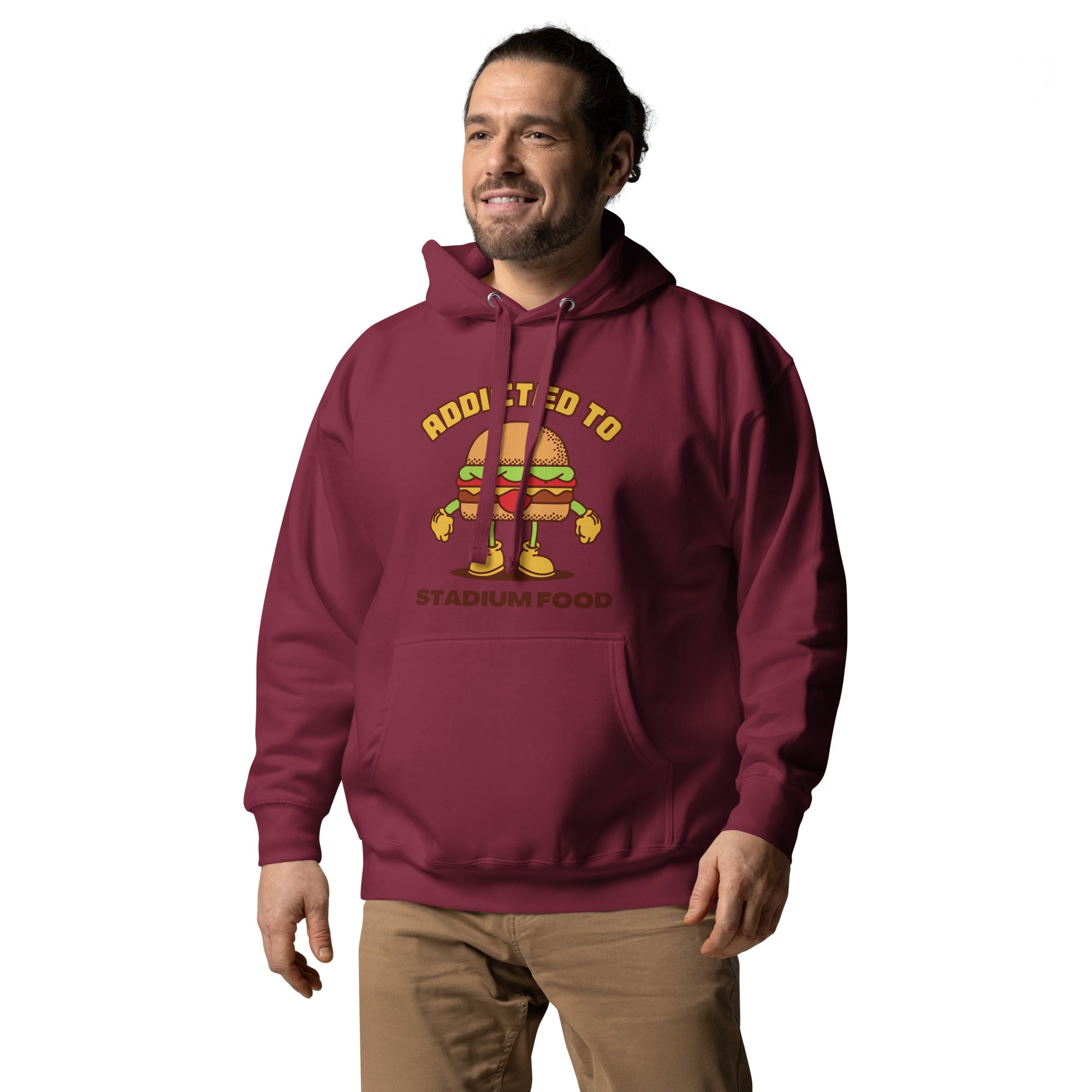 Addicted To Stadium Food Men's Heavy Hoodie