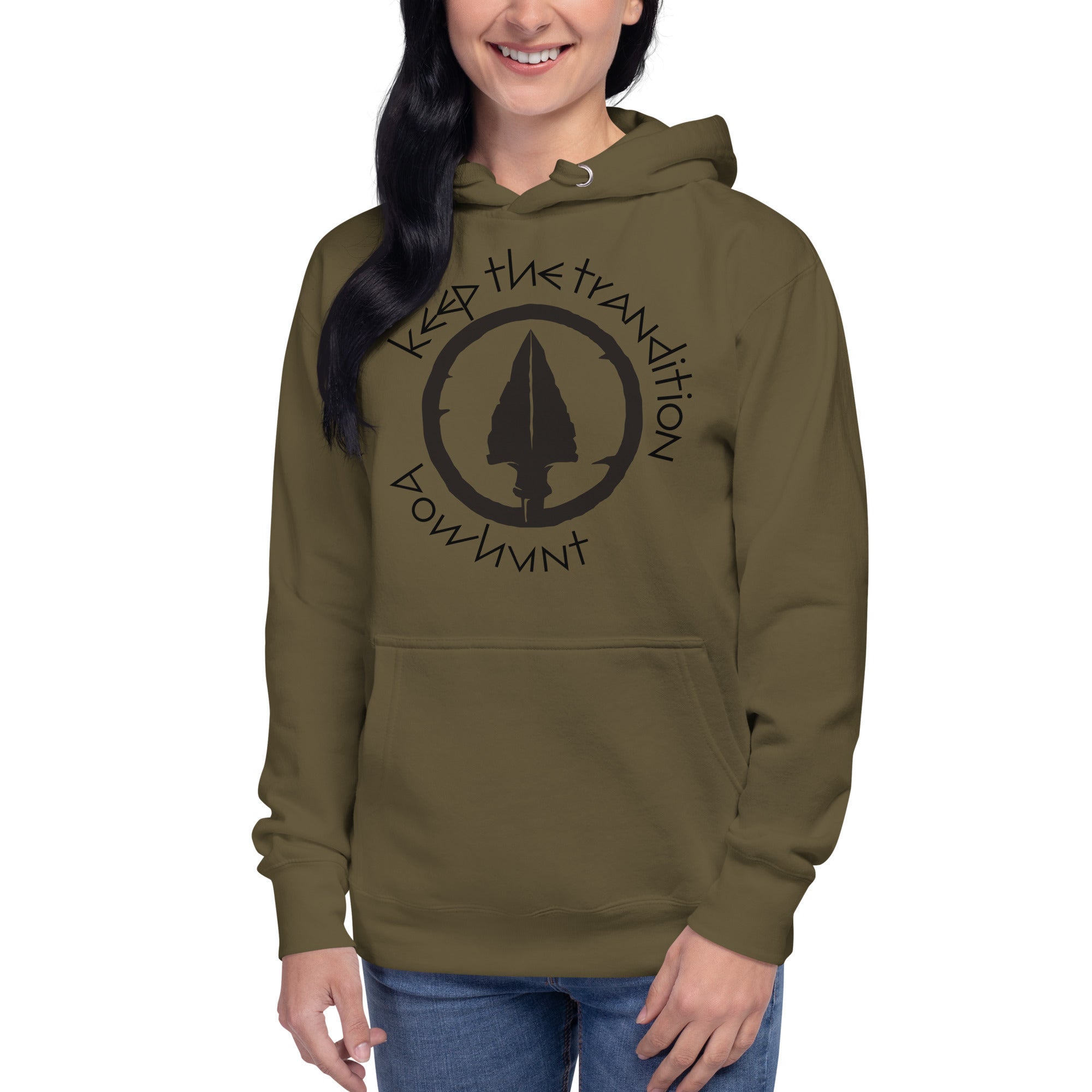 Keep The Tradition Women's Heavy Hoodie - Bow Hunt
