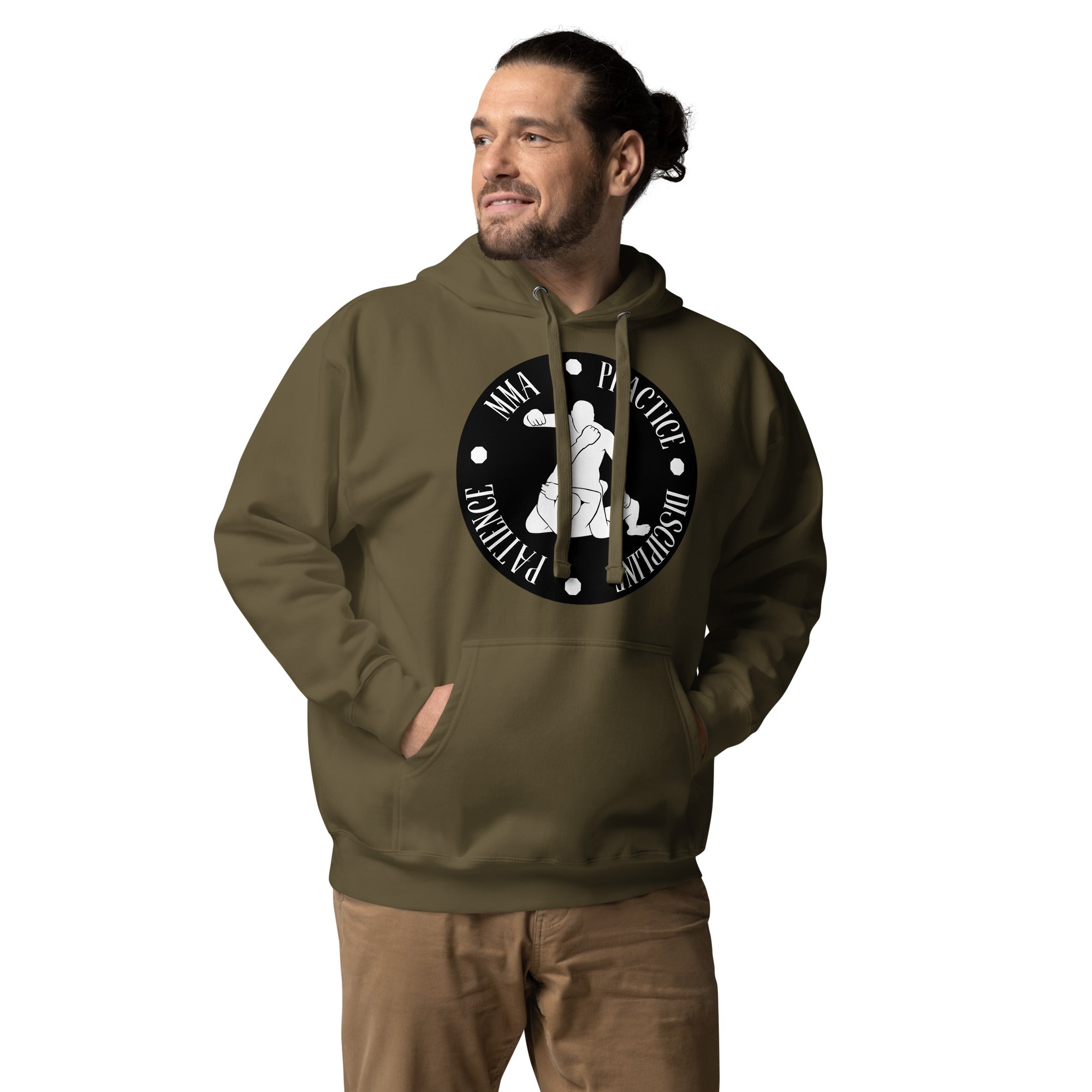 MMA Discipline Practice Patience Original Men's Heavy Hoodie