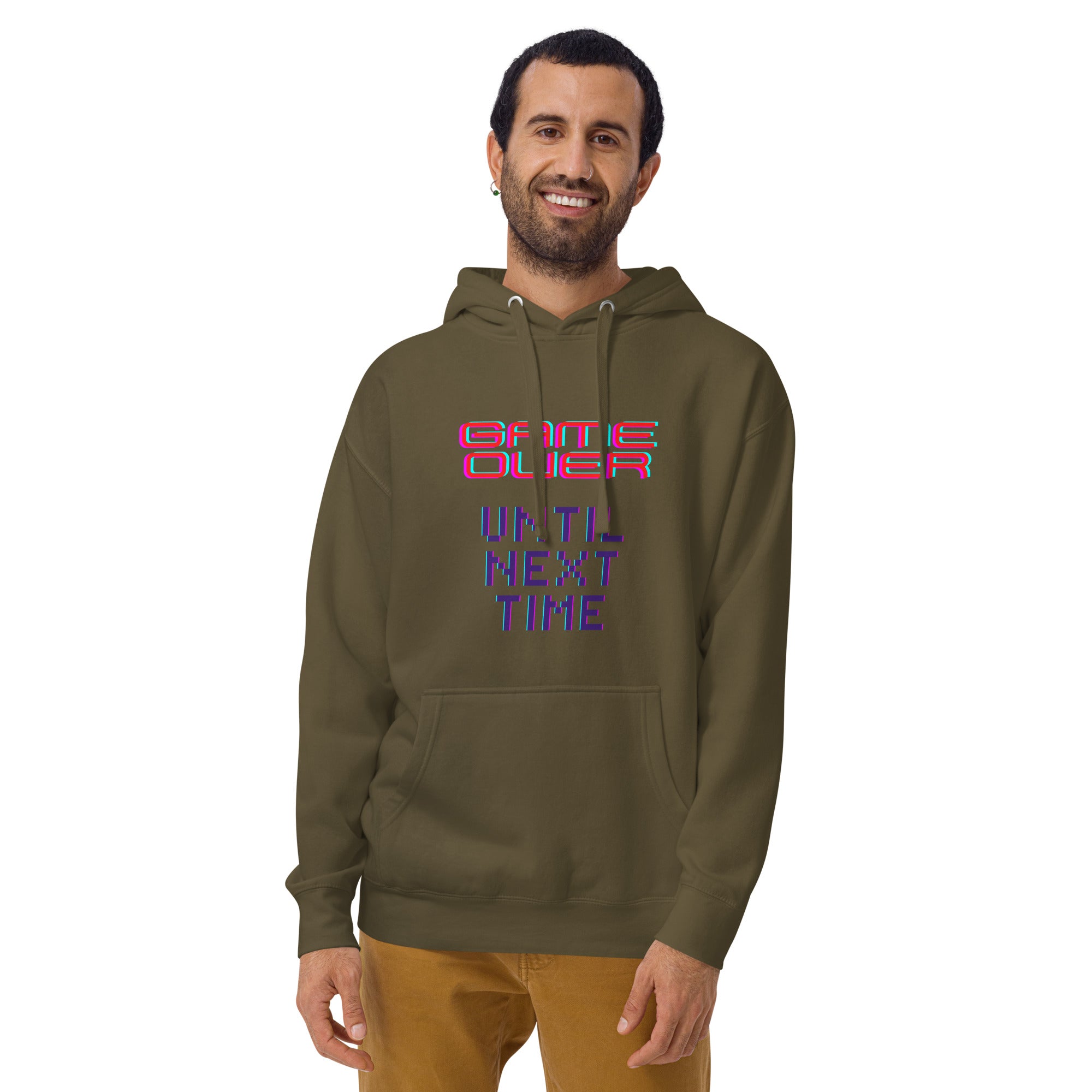 Game Over Until Next Time Men's Heavy Hoodie