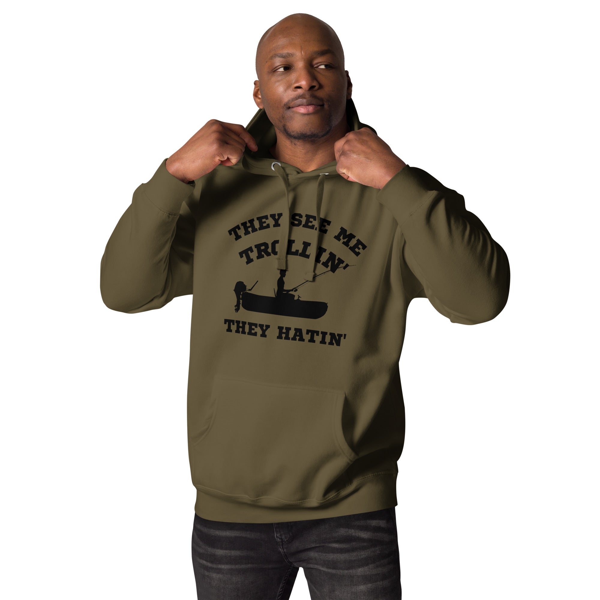 They See Me Trollin' Men's Heavy Hoodie