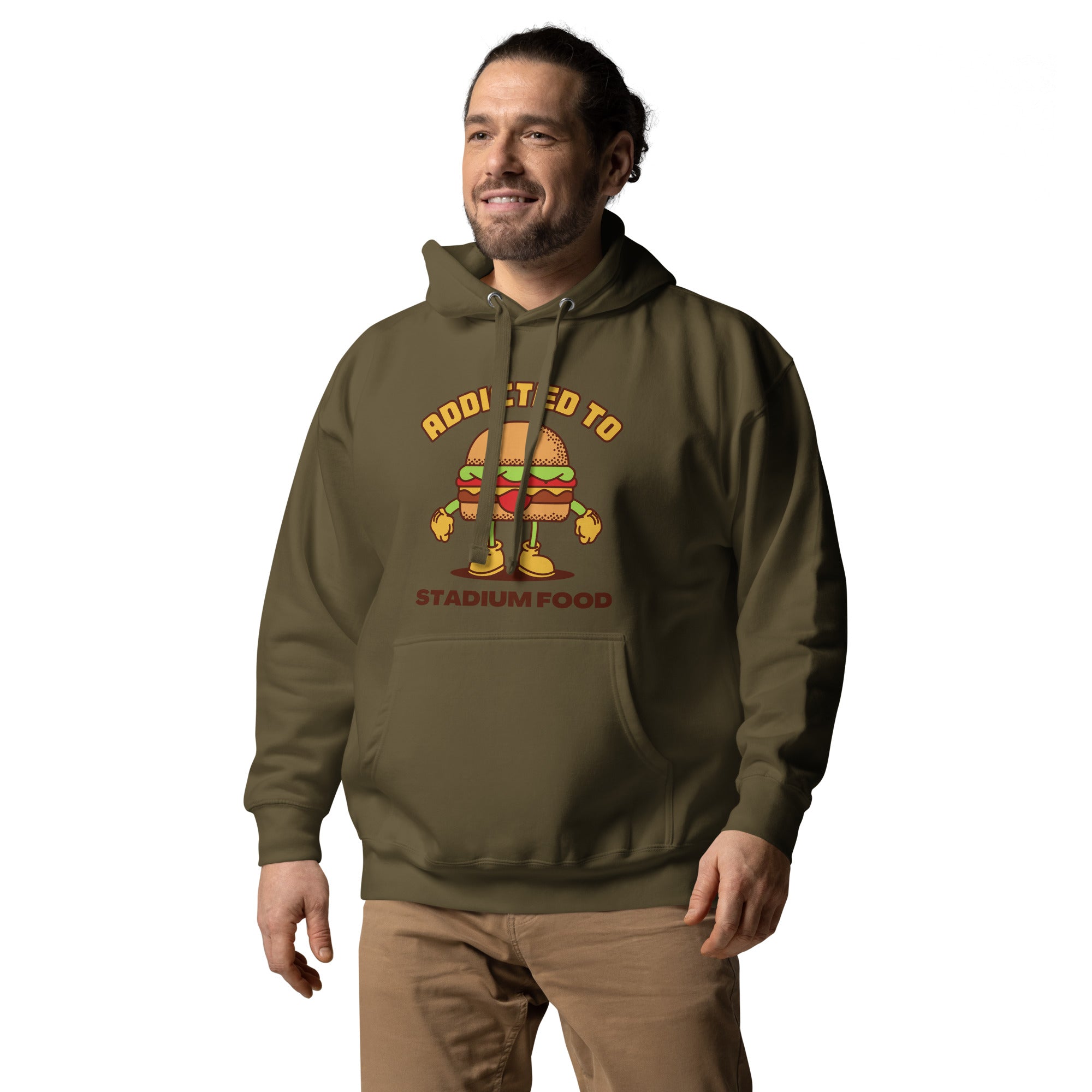 Addicted To Stadium Food Men's Heavy Hoodie