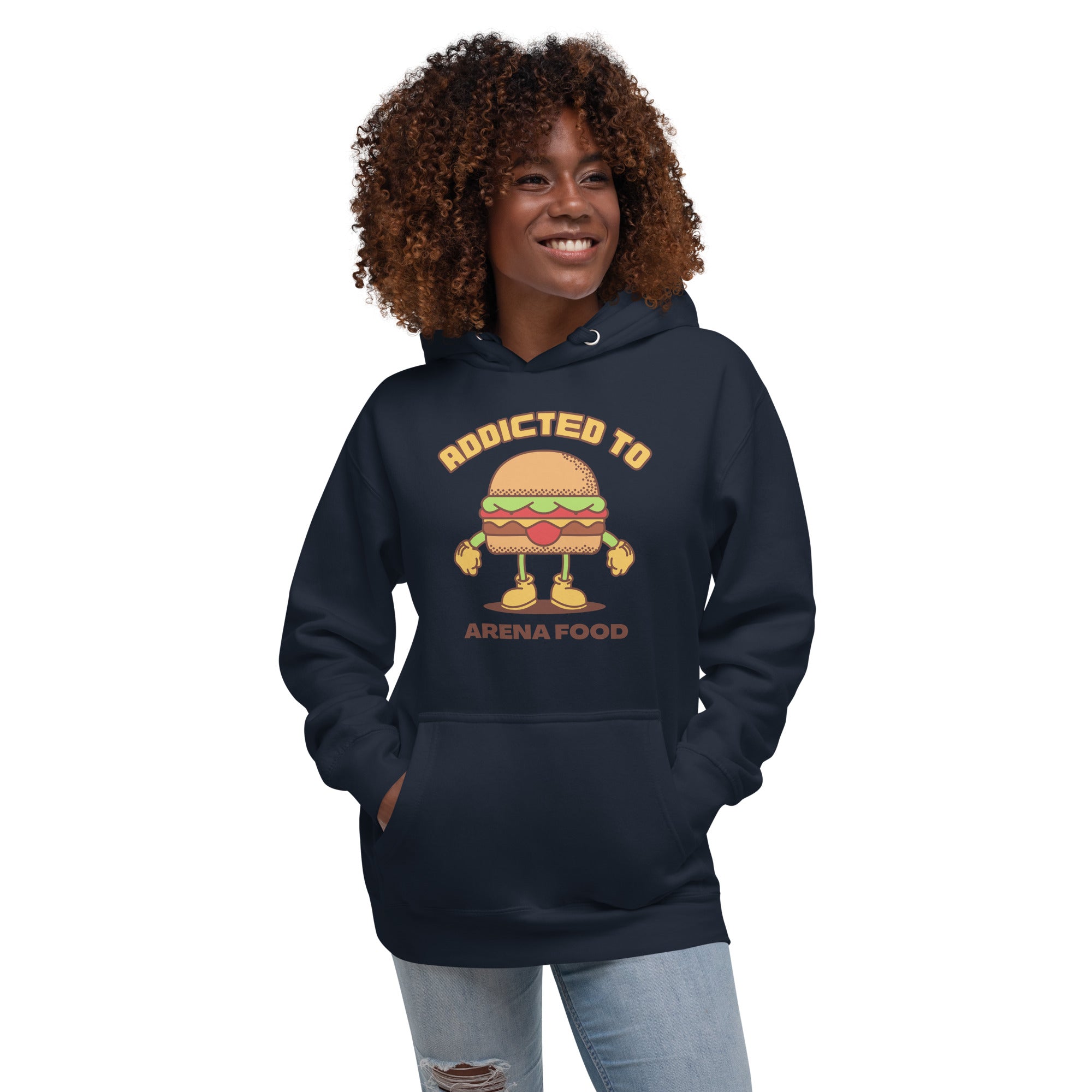 Addicted To Arena Food Women's Heavy Hoodie