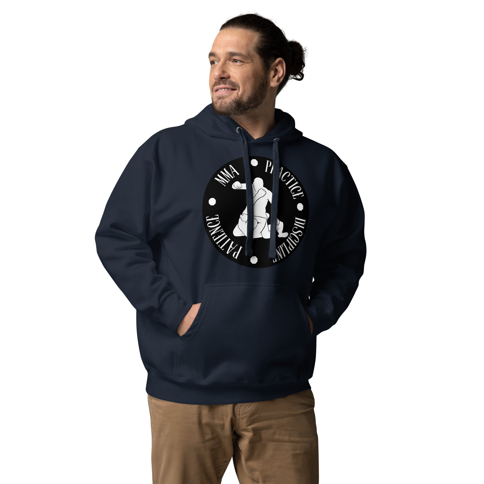 MMA Discipline Practice Patience Original Men's Heavy Hoodie