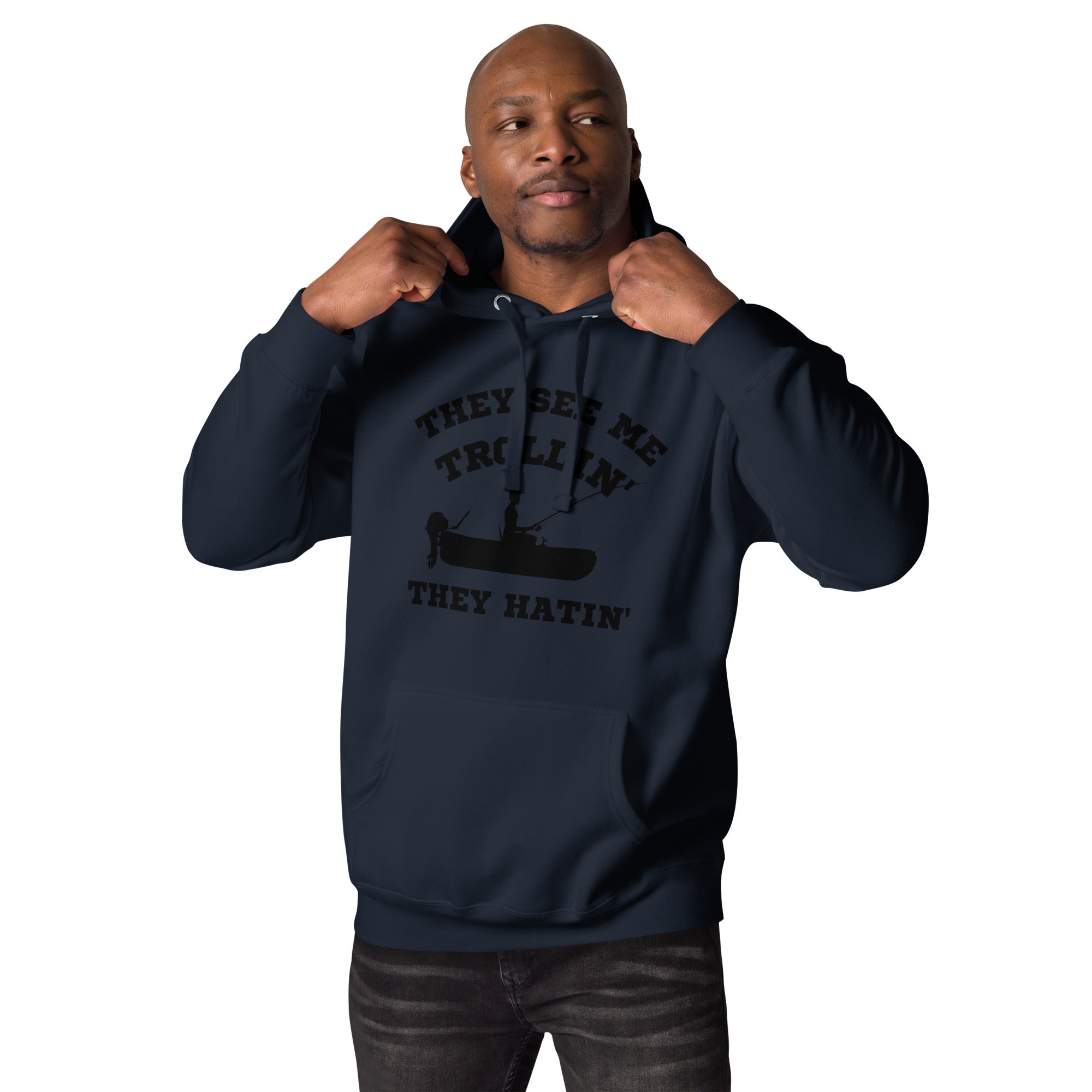 They See Me Trollin' Men's Heavy Hoodie
