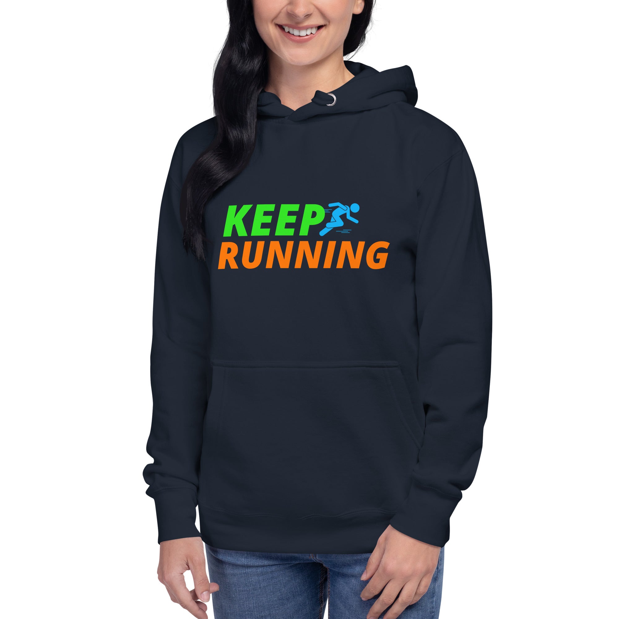 Keep Running Women's Heavy Hoodie