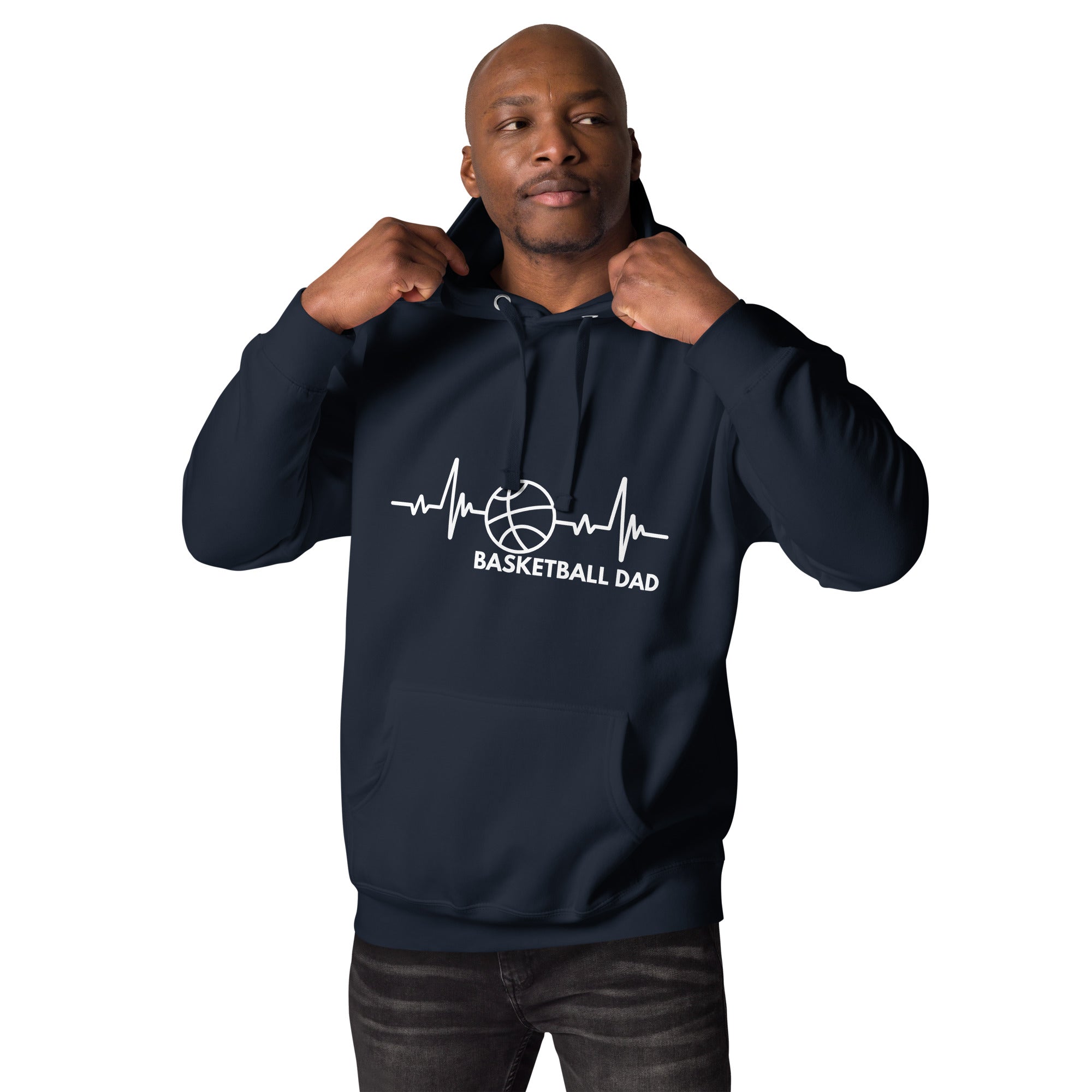 Basketball Dad Men's Heavy Hoodie
