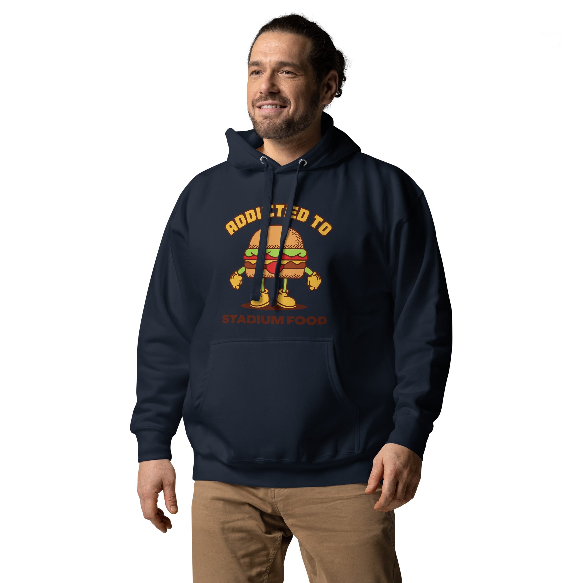 Addicted To Stadium Food Men's Heavy Hoodie