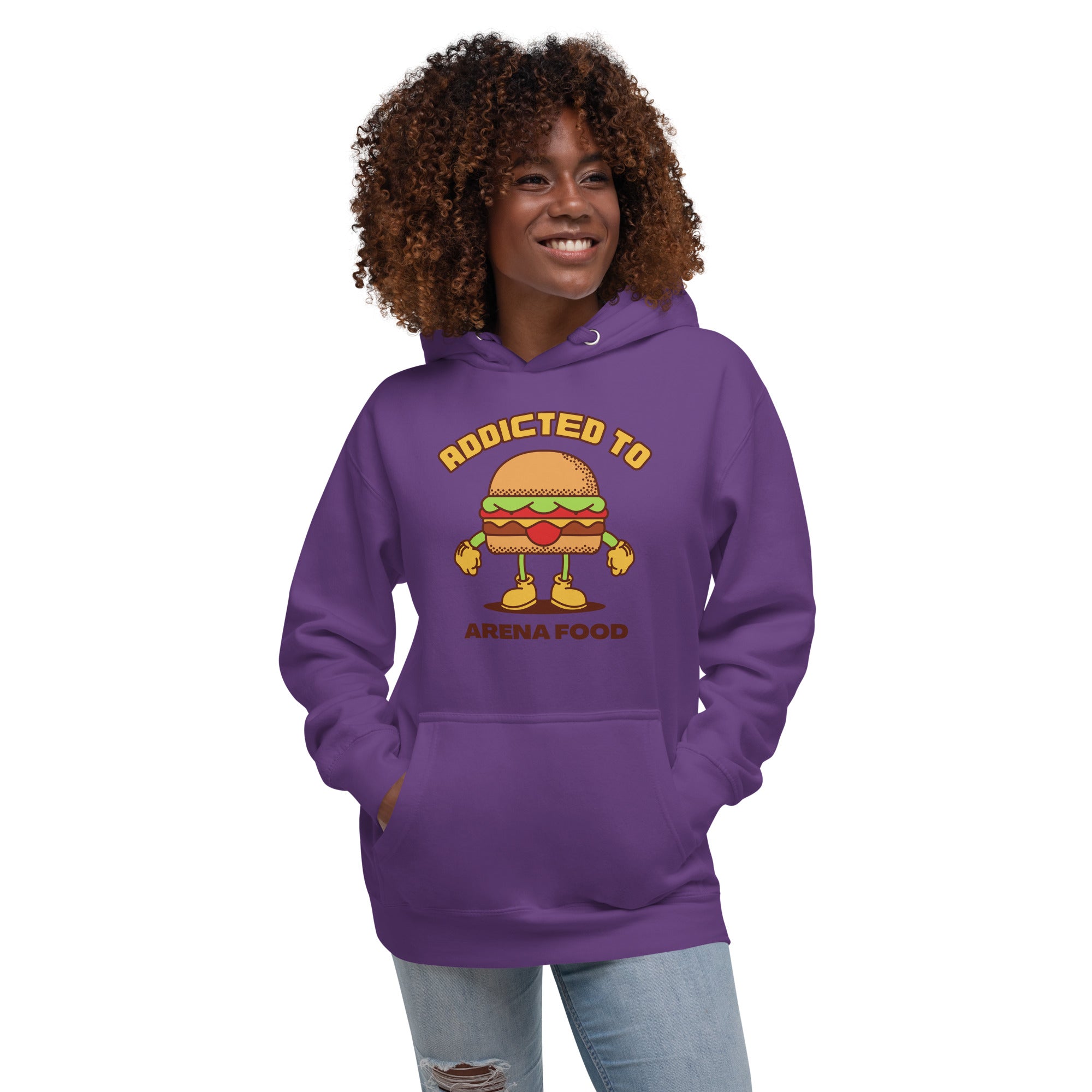 Addicted To Arena Food Women's Heavy Hoodie