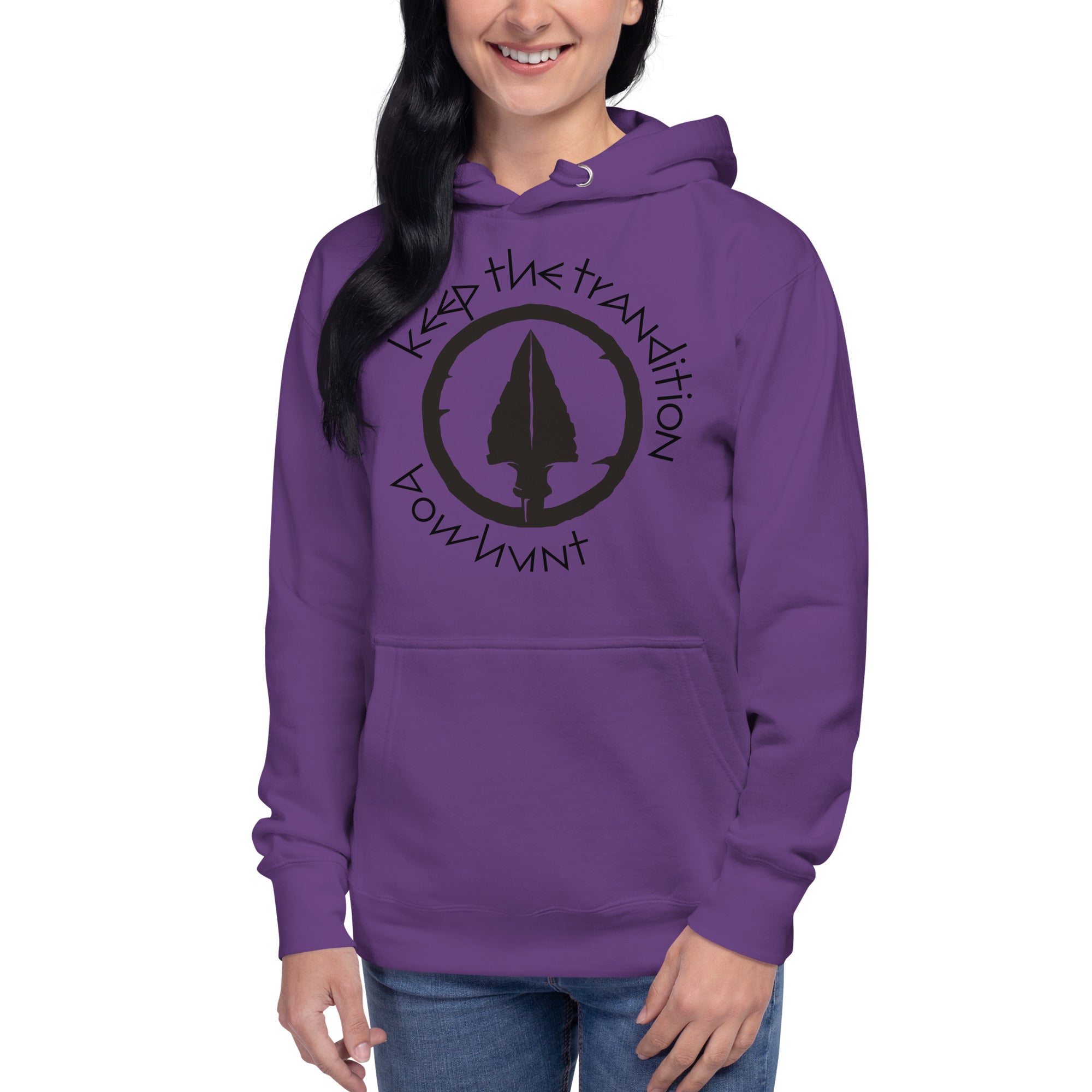 Keep The Tradition Women's Heavy Hoodie - Bow Hunt