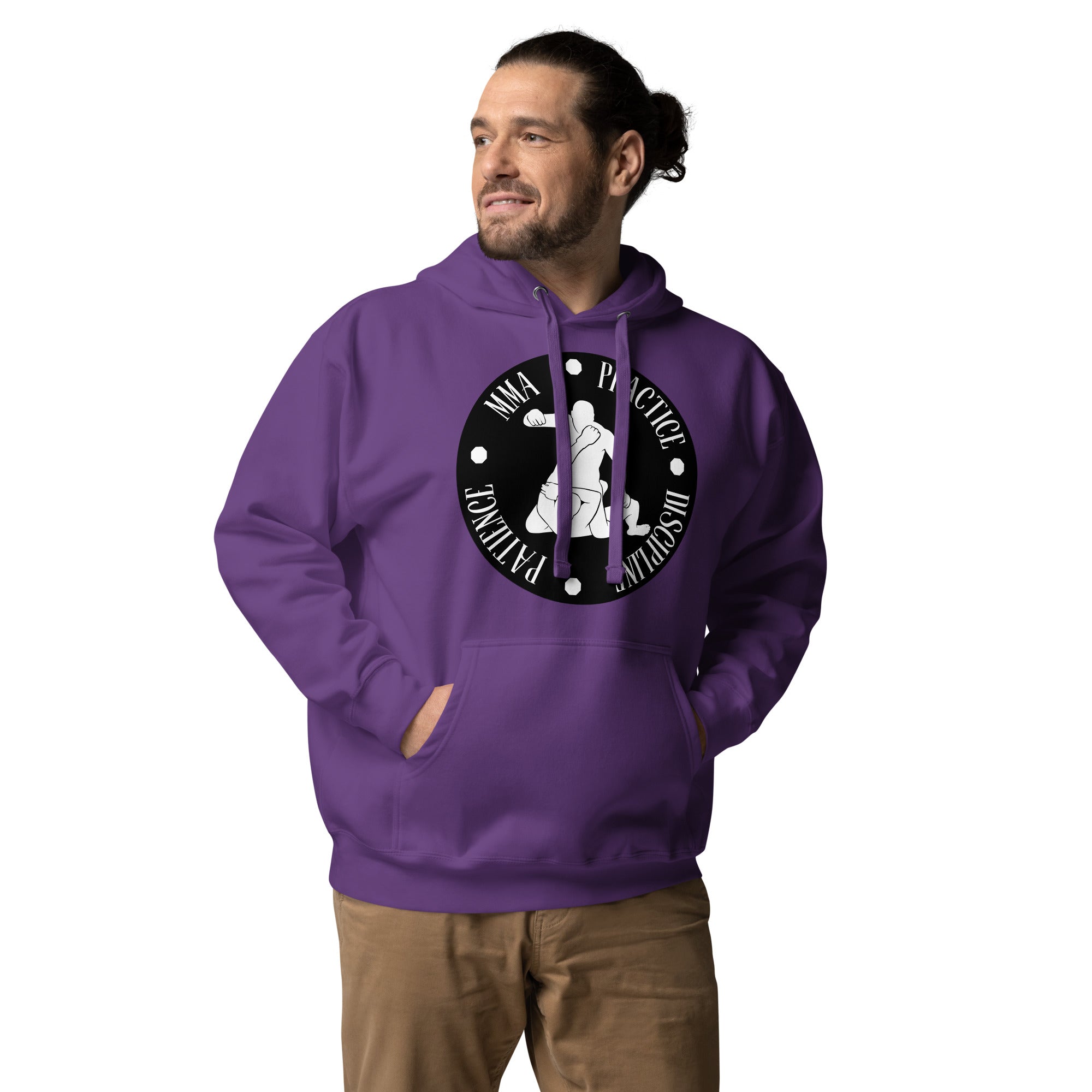 MMA Discipline Practice Patience Original Men's Heavy Hoodie