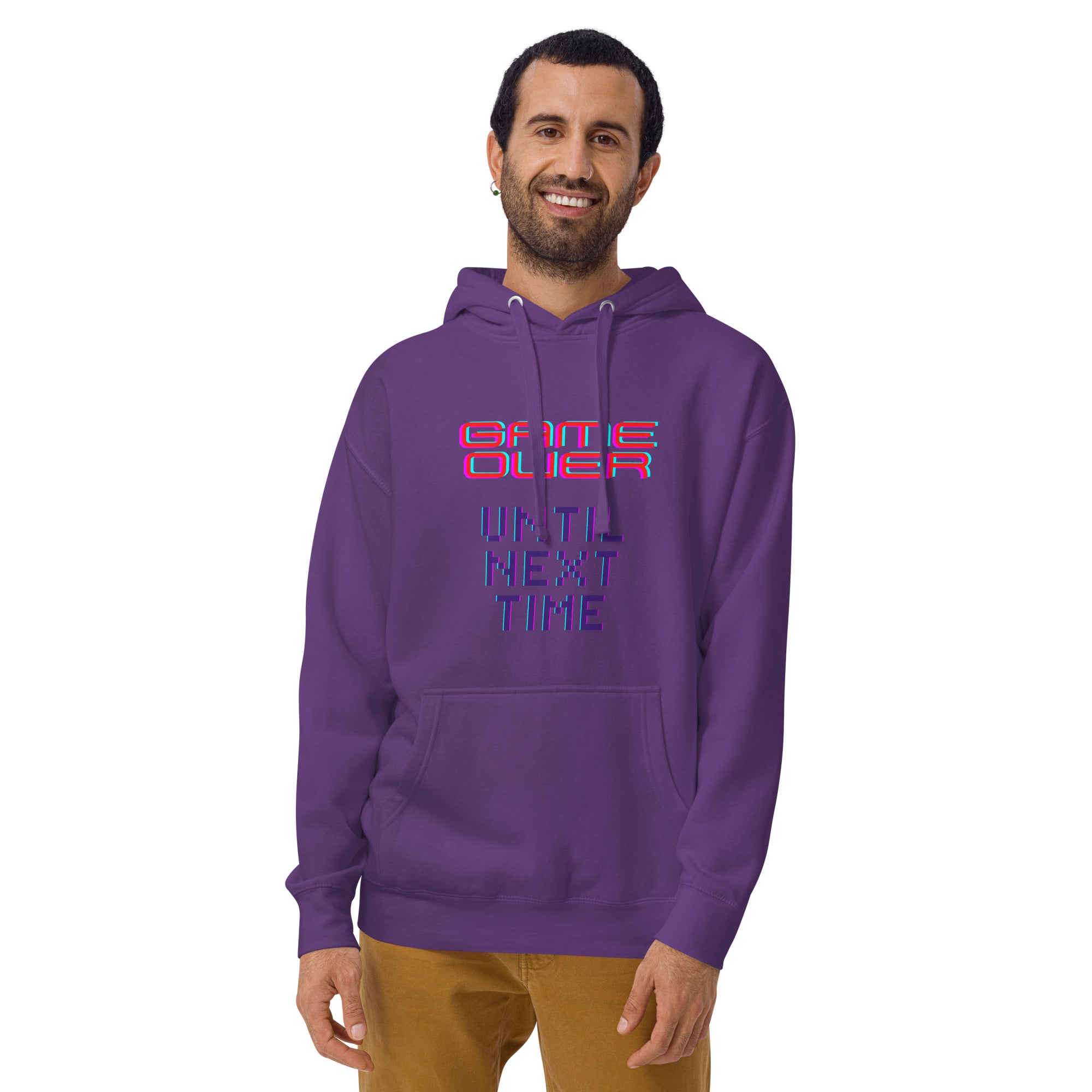 Game Over Until Next Time Men's Heavy Hoodie