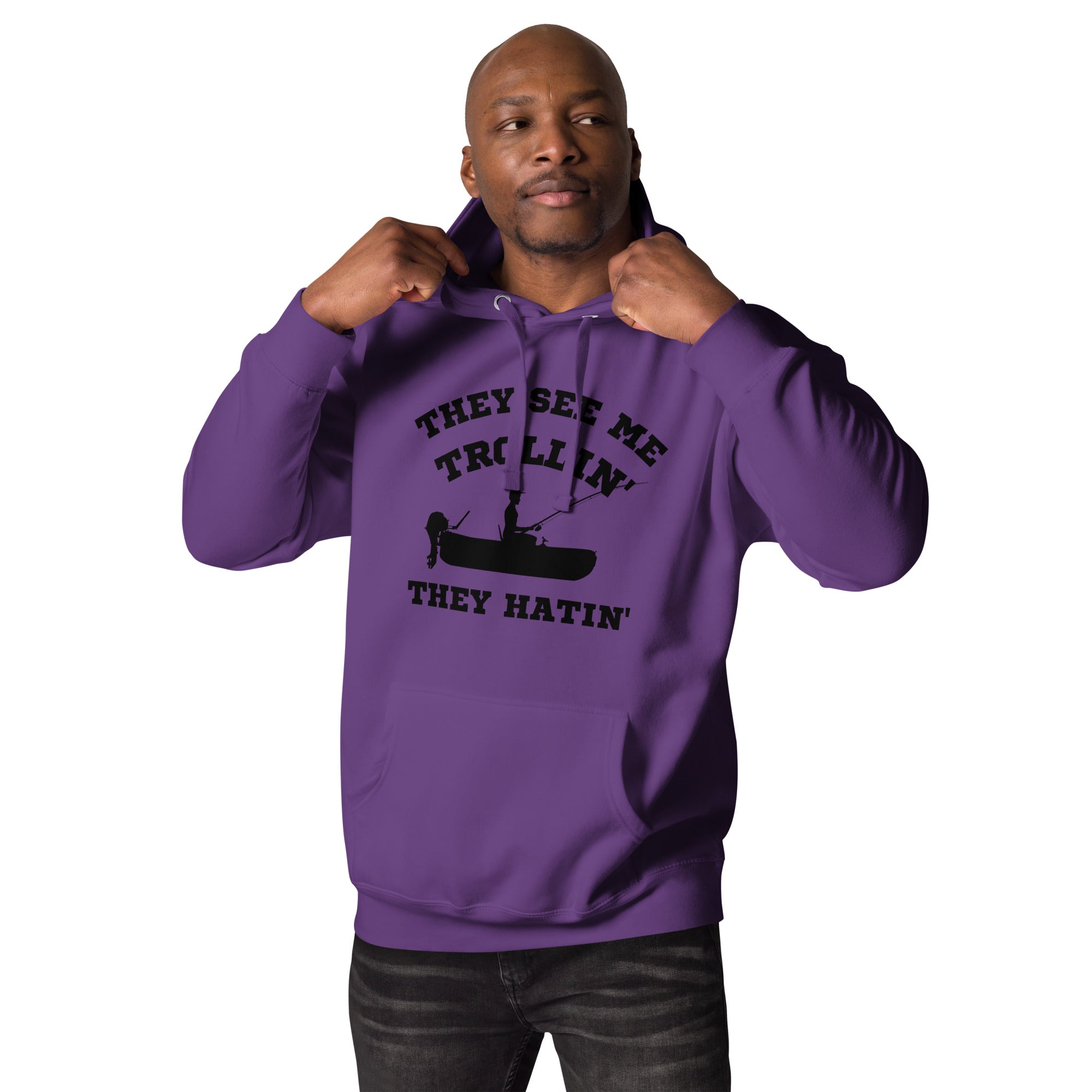 They See Me Trollin' Men's Heavy Hoodie