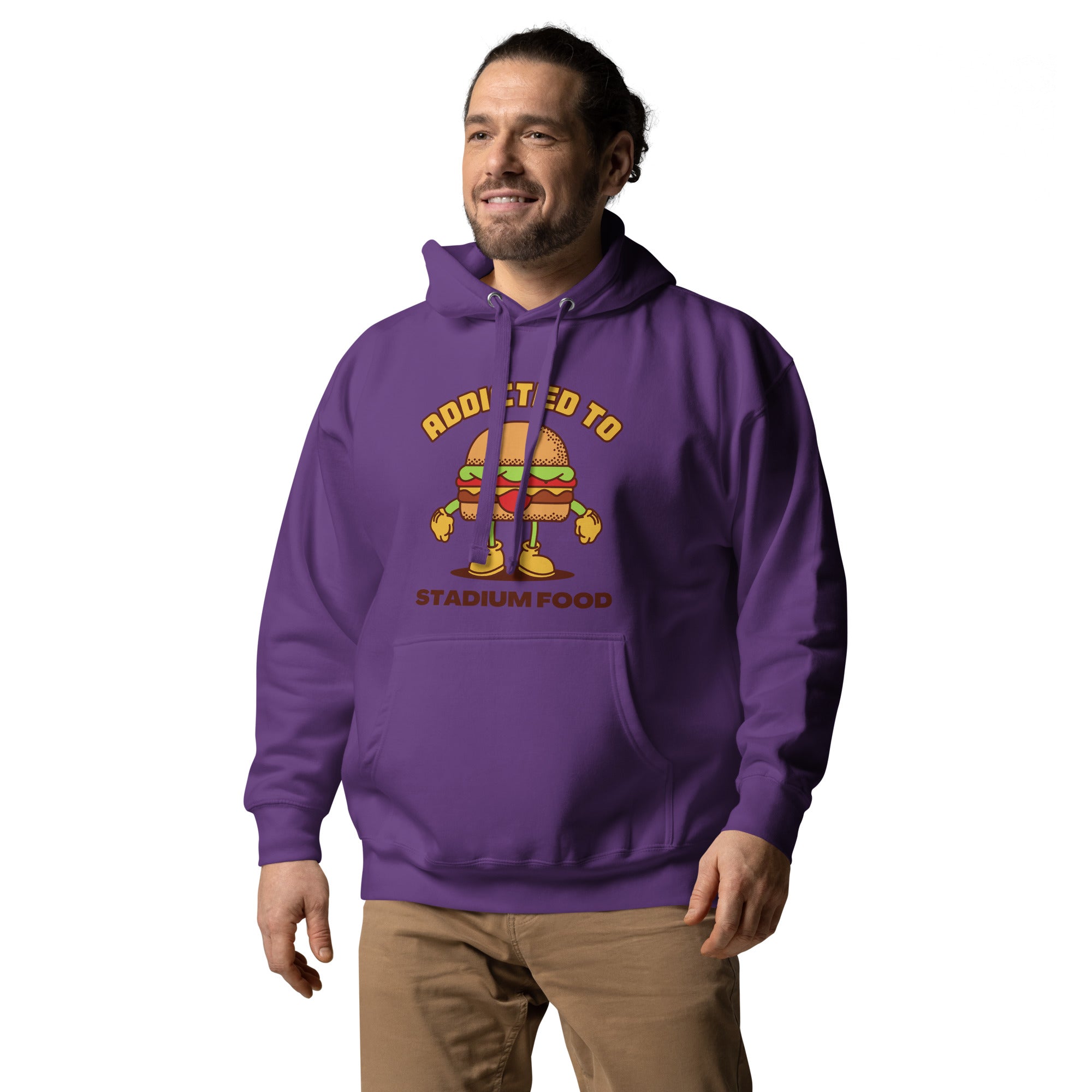 Addicted To Stadium Food Men's Heavy Hoodie