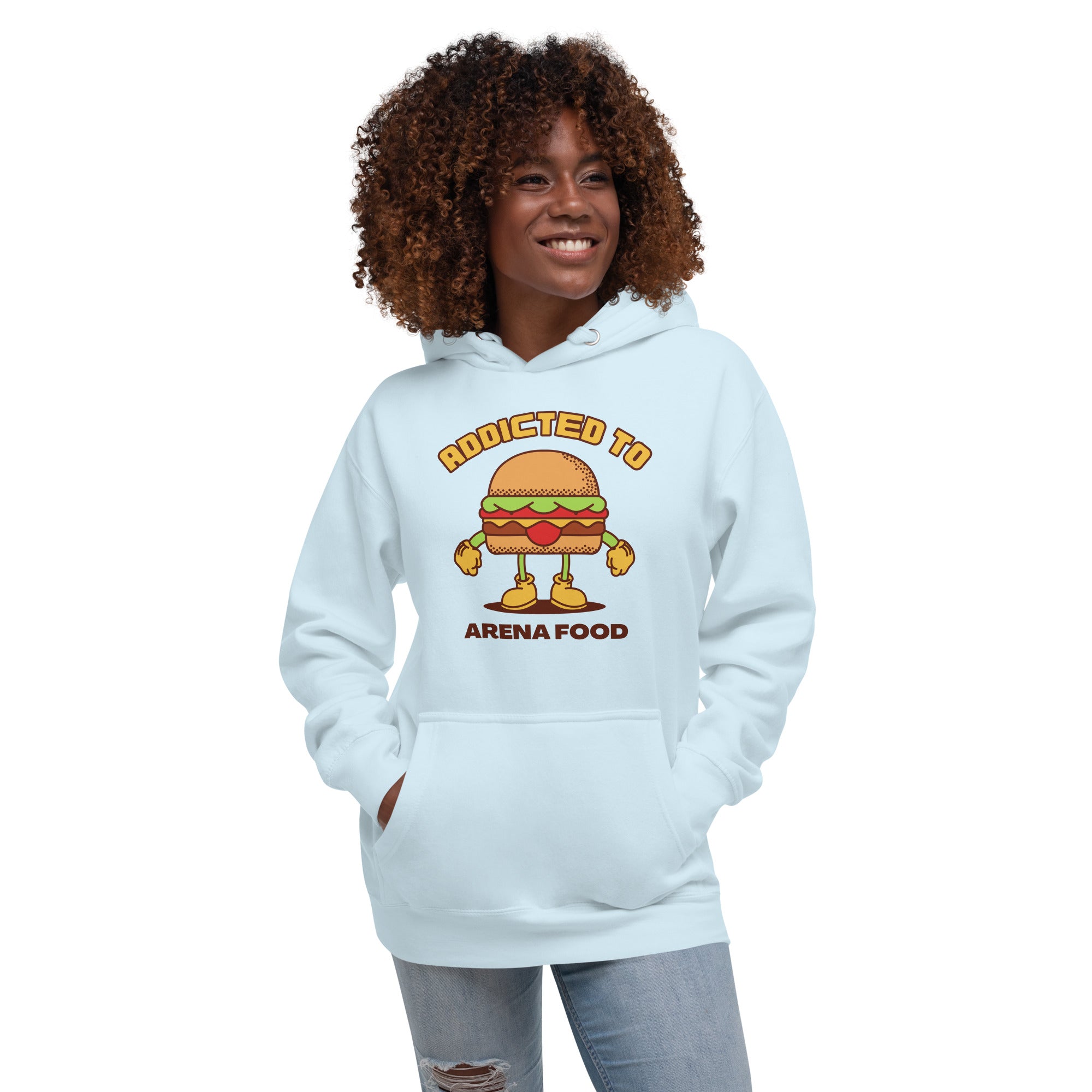 Addicted To Arena Food Women's Heavy Hoodie