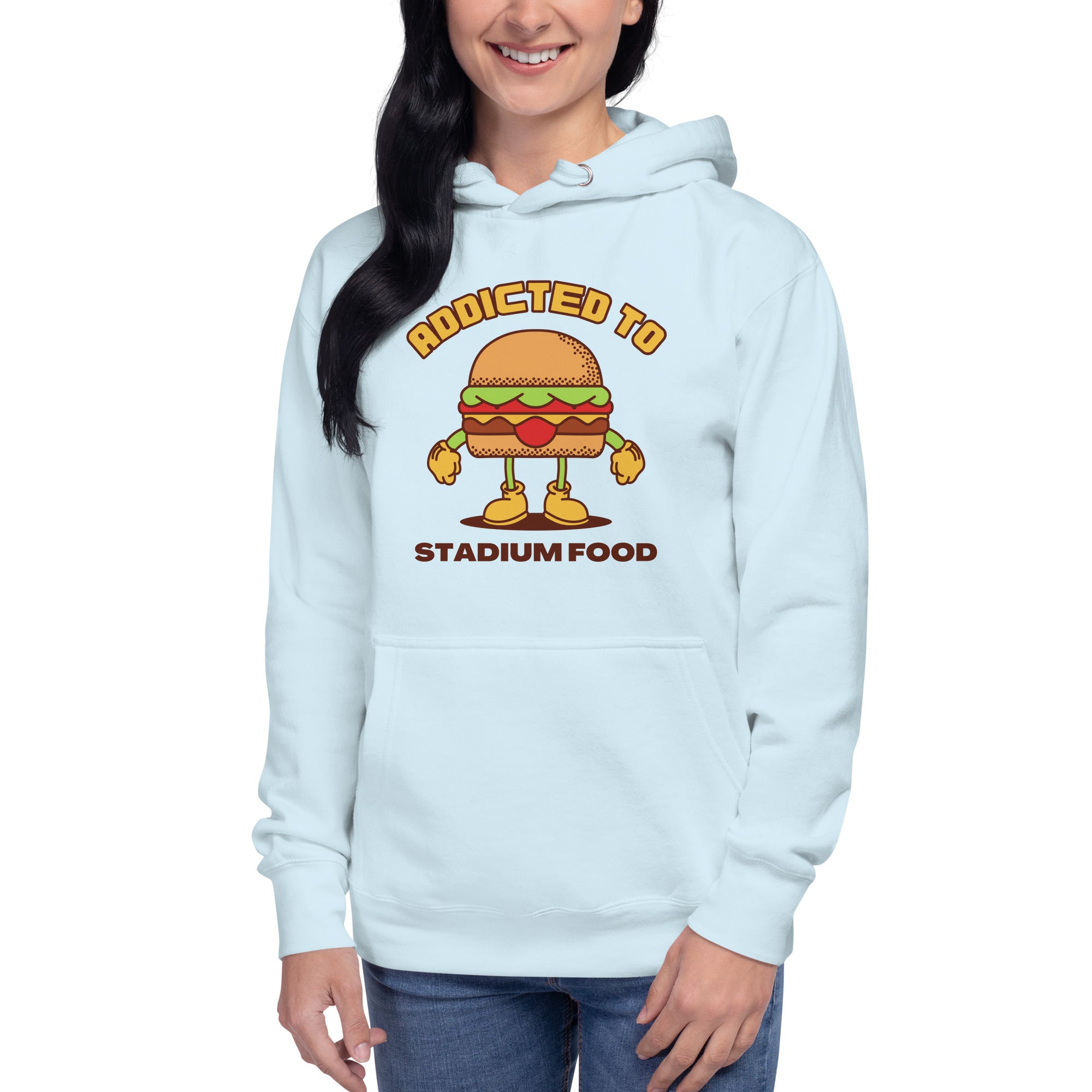 Addicted To Stadium Food Women's Heavy Hoodie