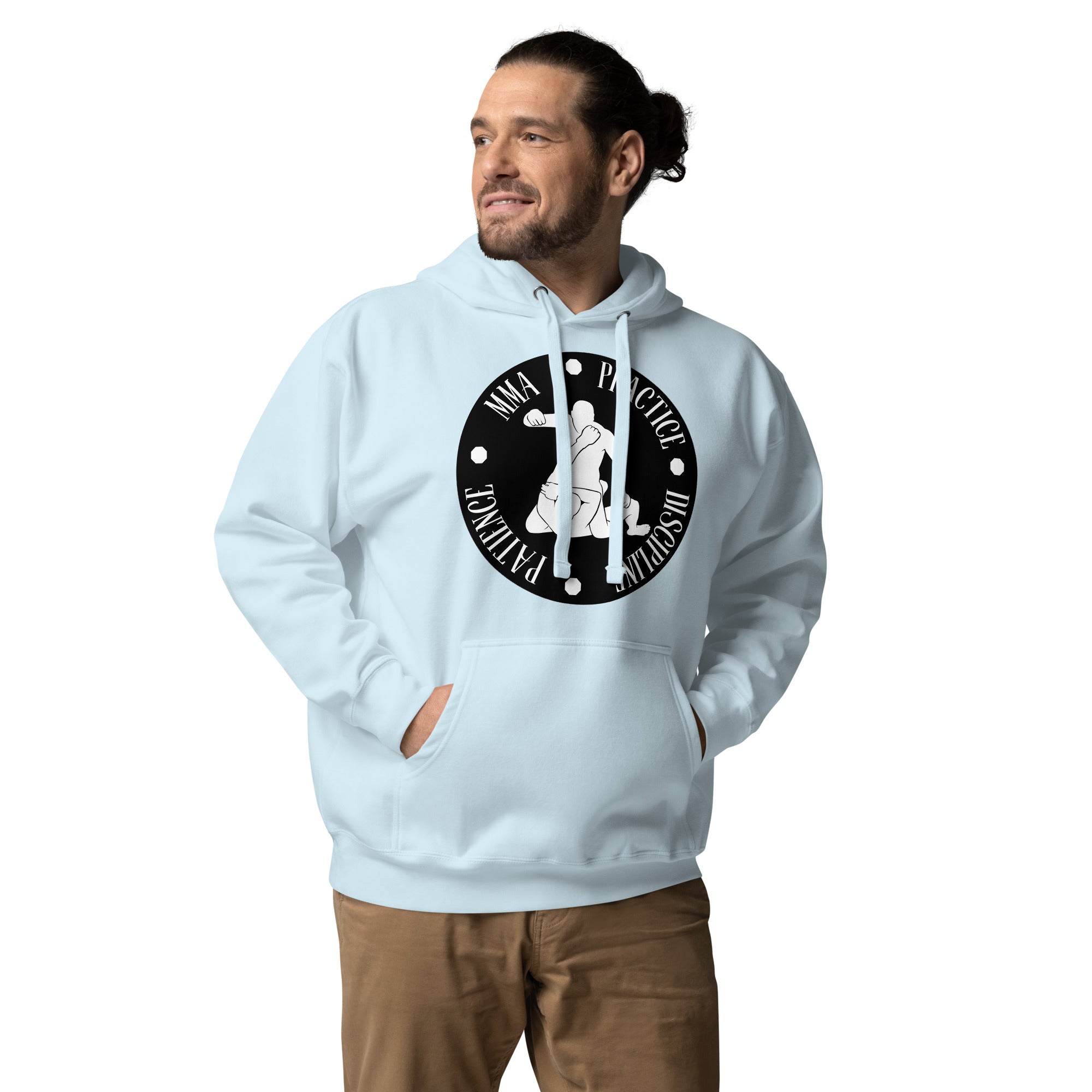 MMA Discipline Practice Patience Original Men's Heavy Hoodie