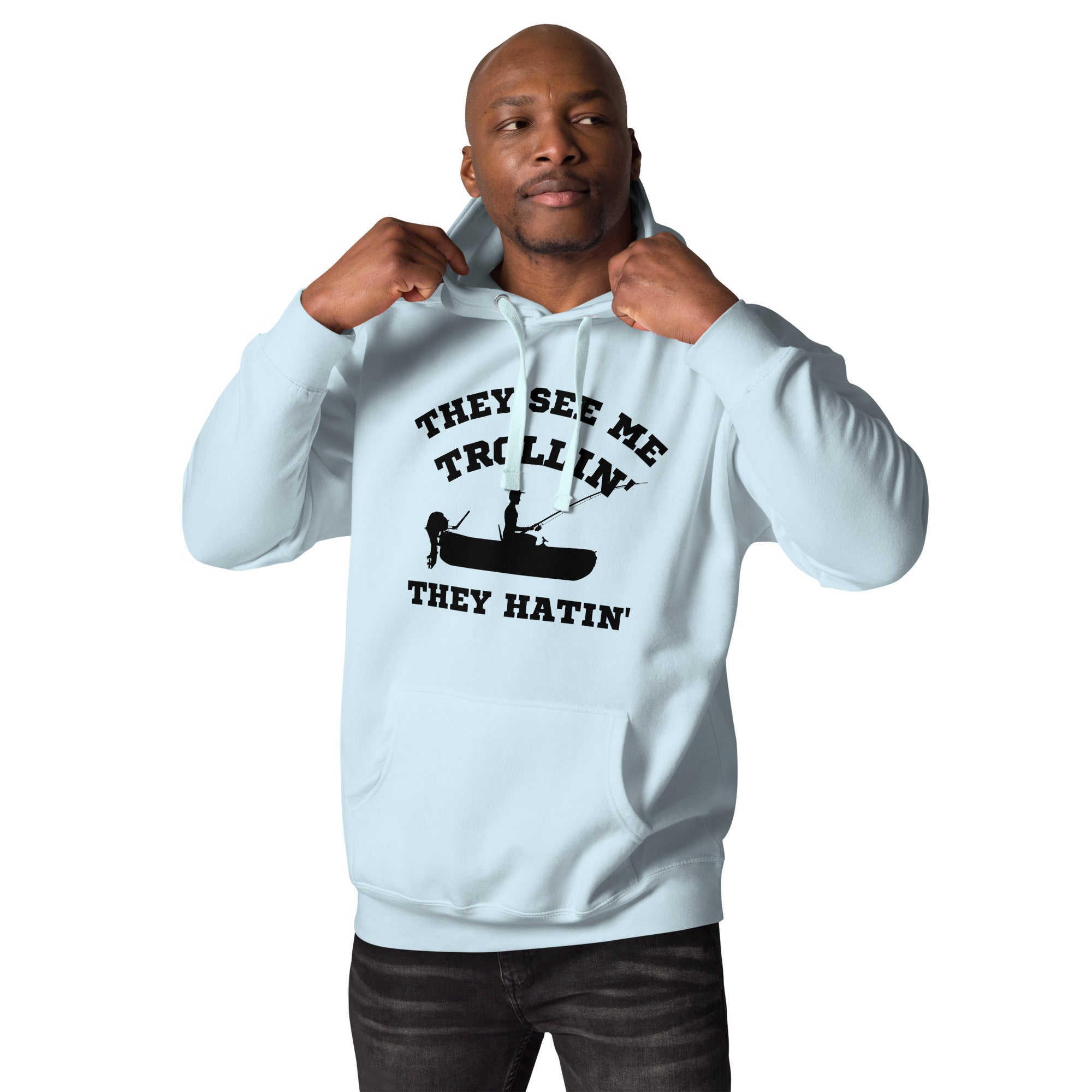 They See Me Trollin' Men's Heavy Hoodie