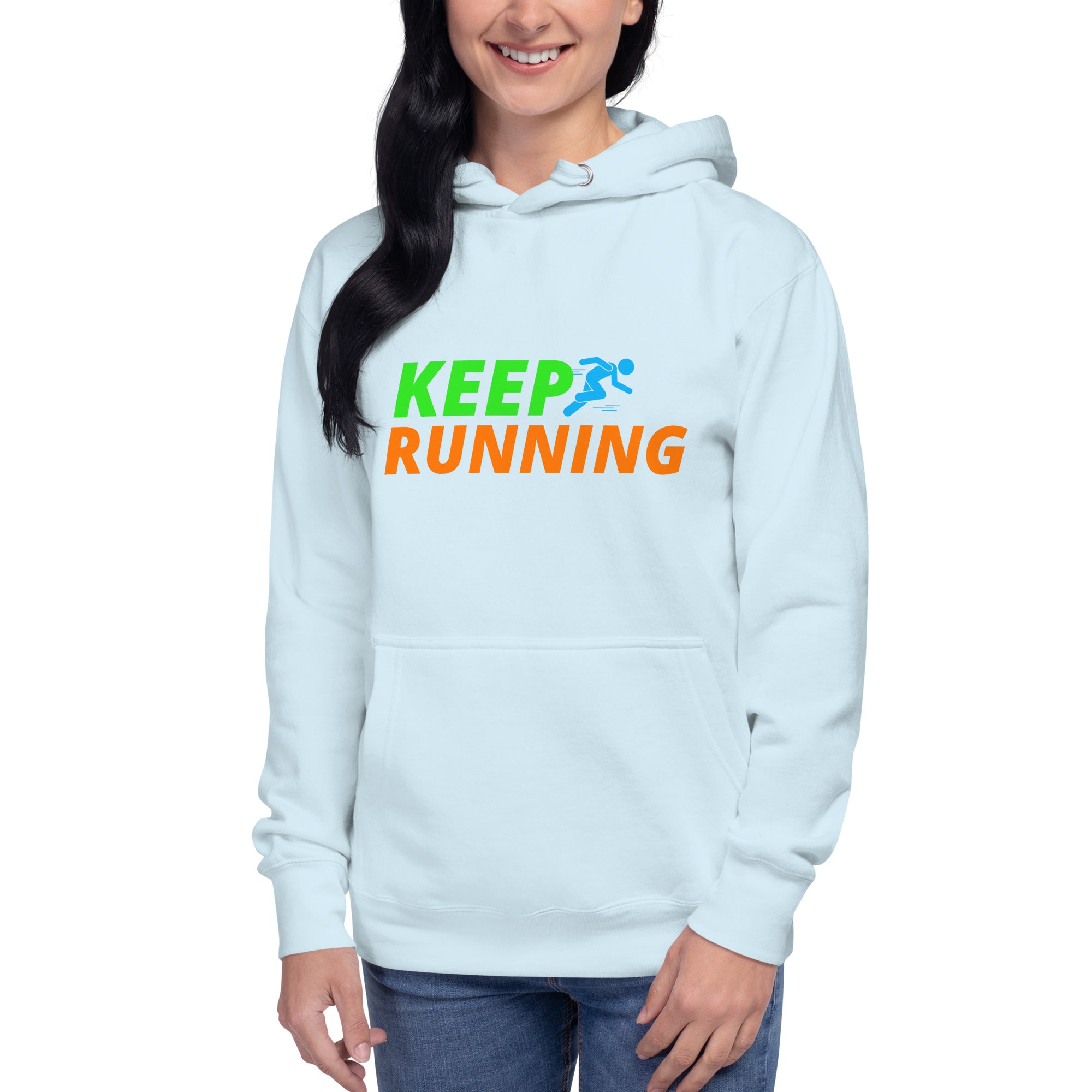 Keep Running Women's Heavy Hoodie