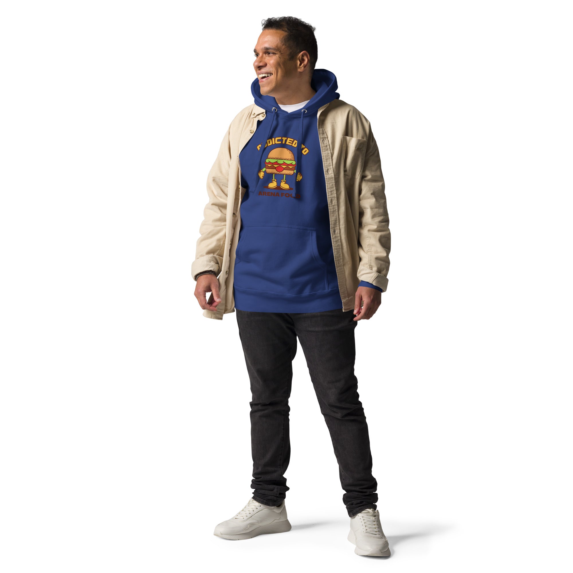 Addicted To Arena Food Men's Heavy Hoodie | Team Royal | The Original Sports Mom