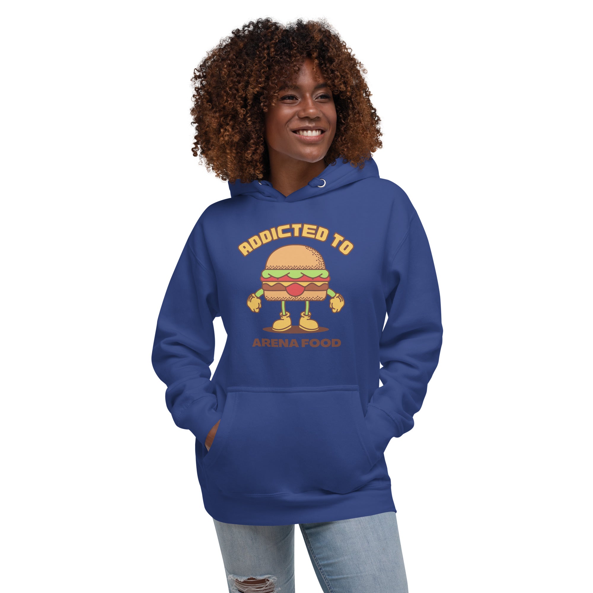 Addicted To Arena Food Women's Heavy Hoodie