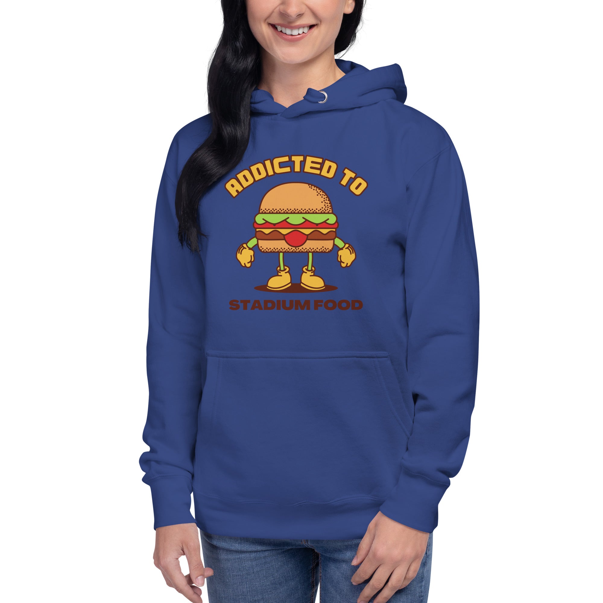 Addicted To Stadium Food Women's Heavy Hoodie