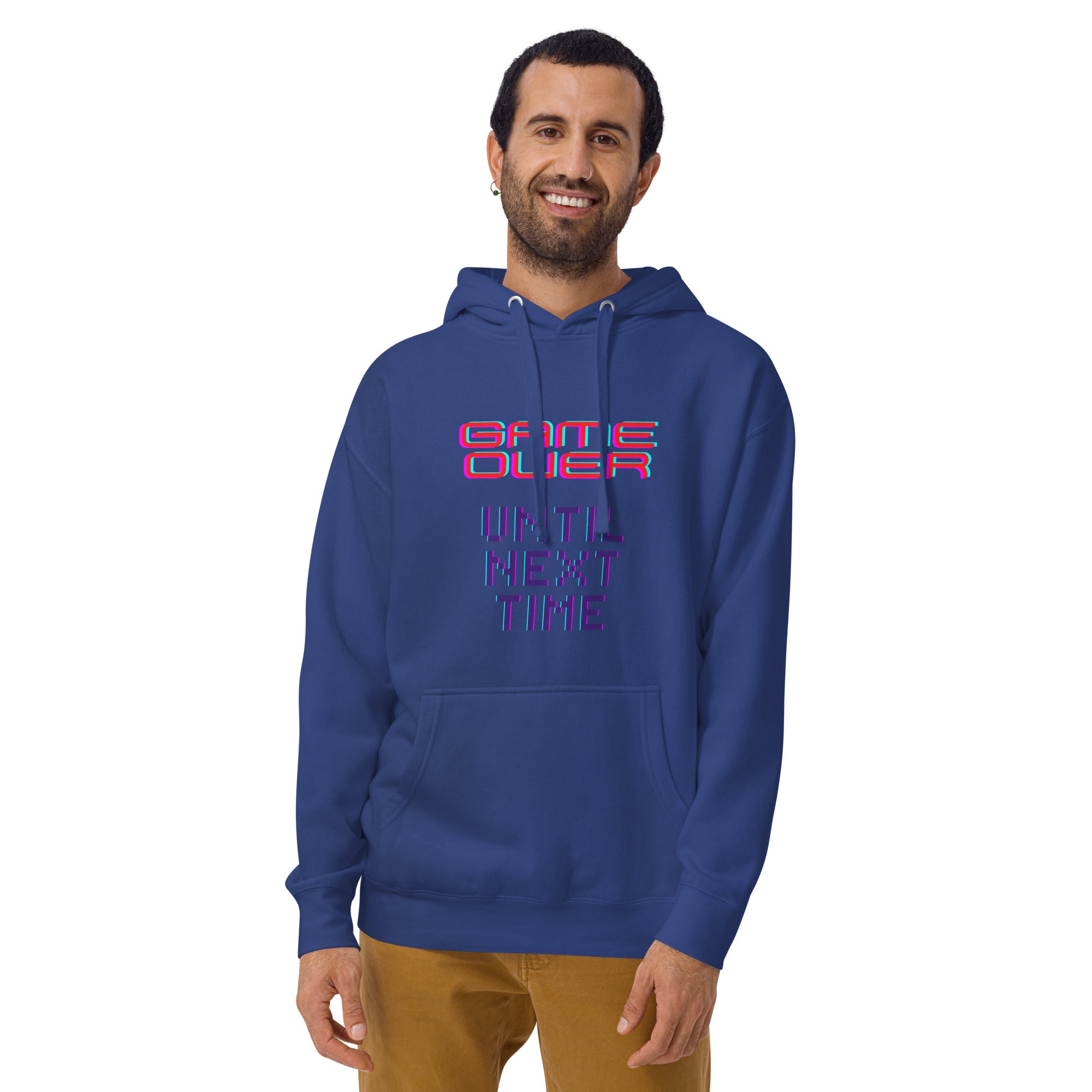 Game Over Until Next Time Men's Heavy Hoodie