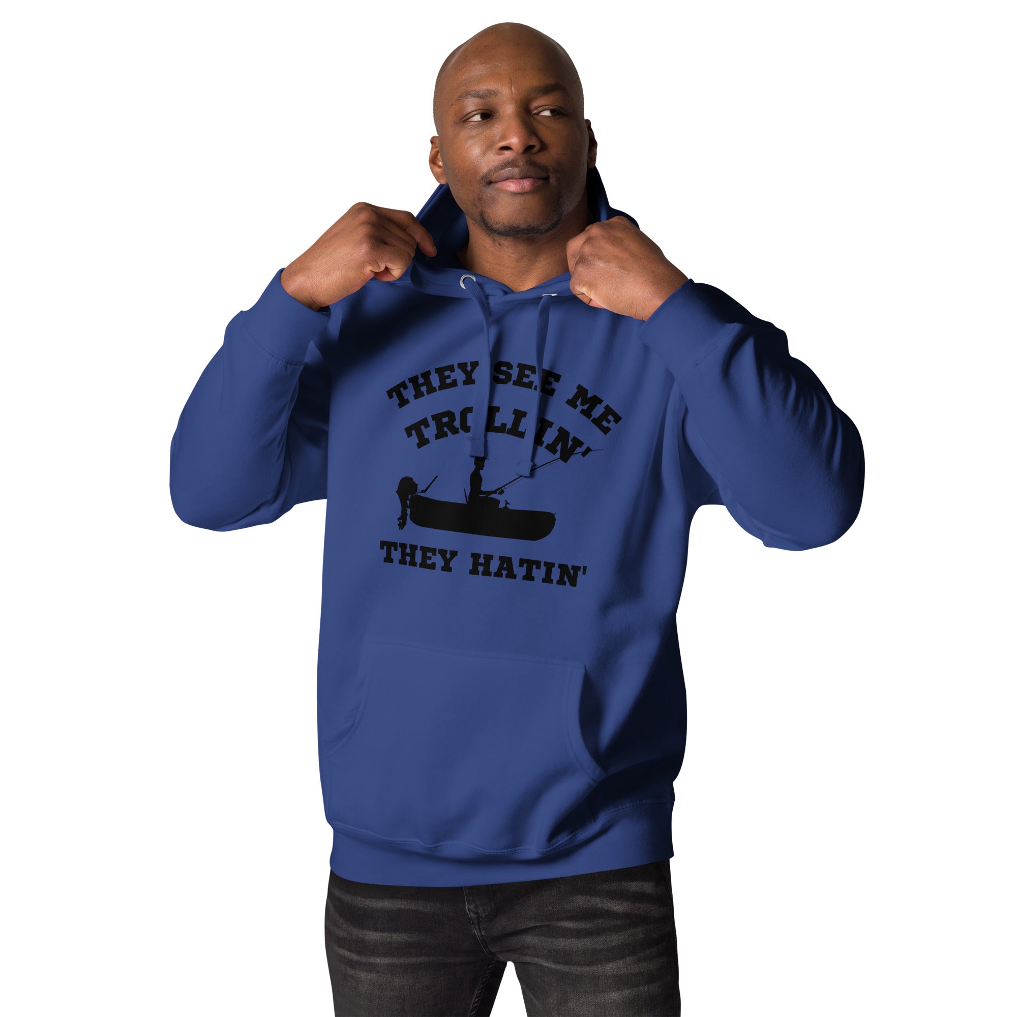 They See Me Trollin' Men's Heavy Hoodie