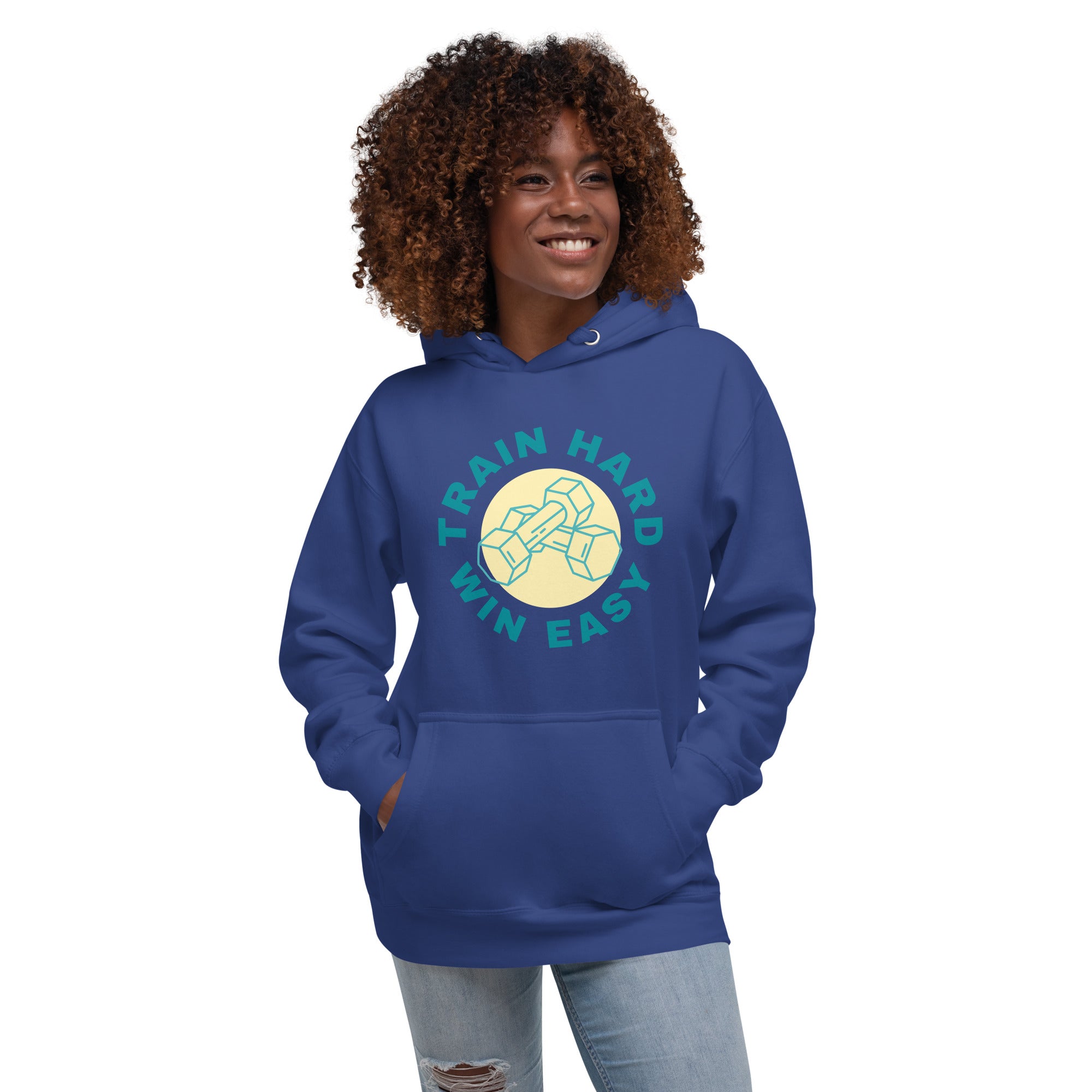 Train Hard Win Easy Women's Heavy Hoodie