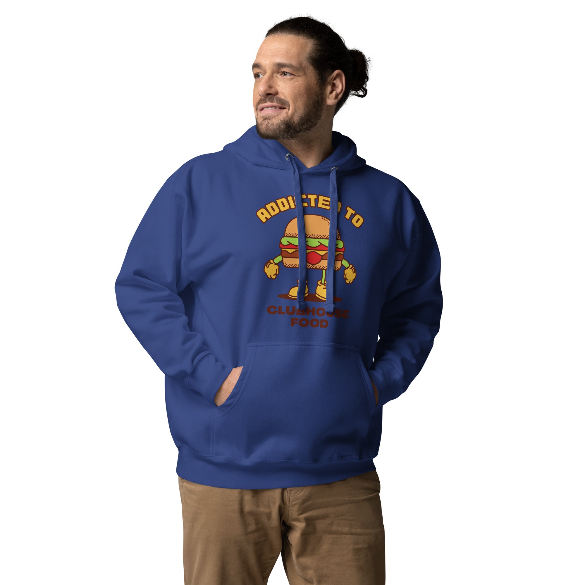 Addicted To Clubhouse Food Men's Heavy Hoodie