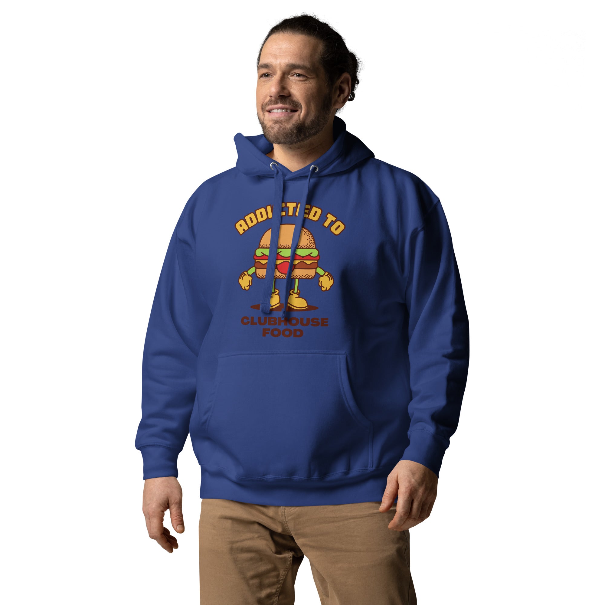 Addicted To Clubhouse Food Men's Heavy Hoodie
