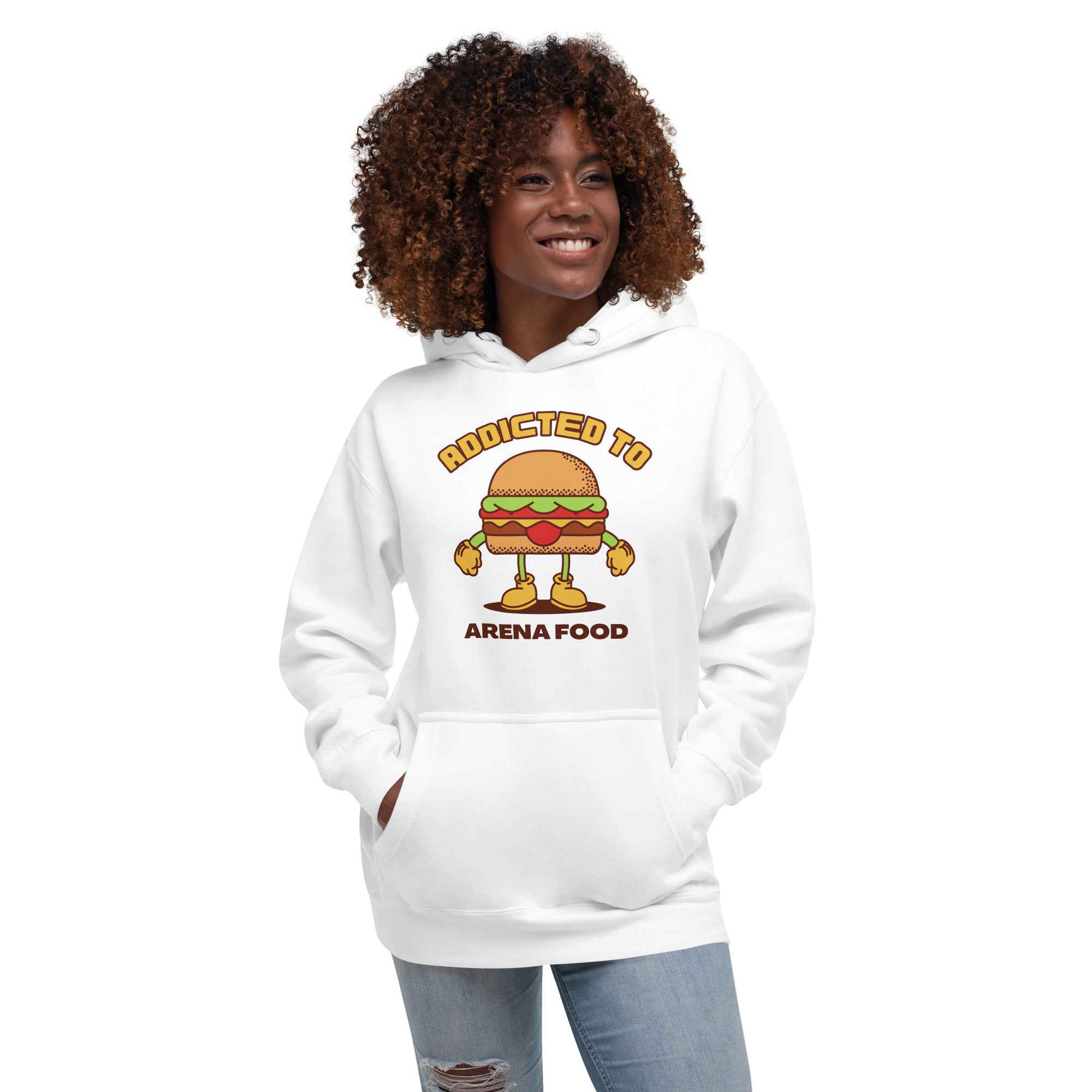 Addicted To Arena Food Women's Heavy Hoodie